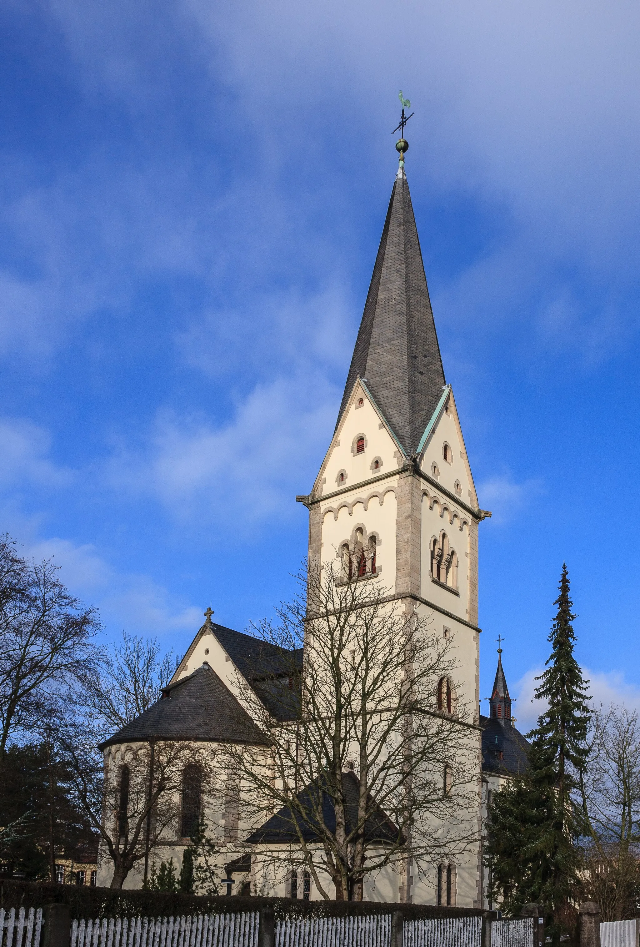 Photo showing: Roman-catholic church in the city of Eschwege, Hesse, Germany, Europe. Inauguration took place 1905.