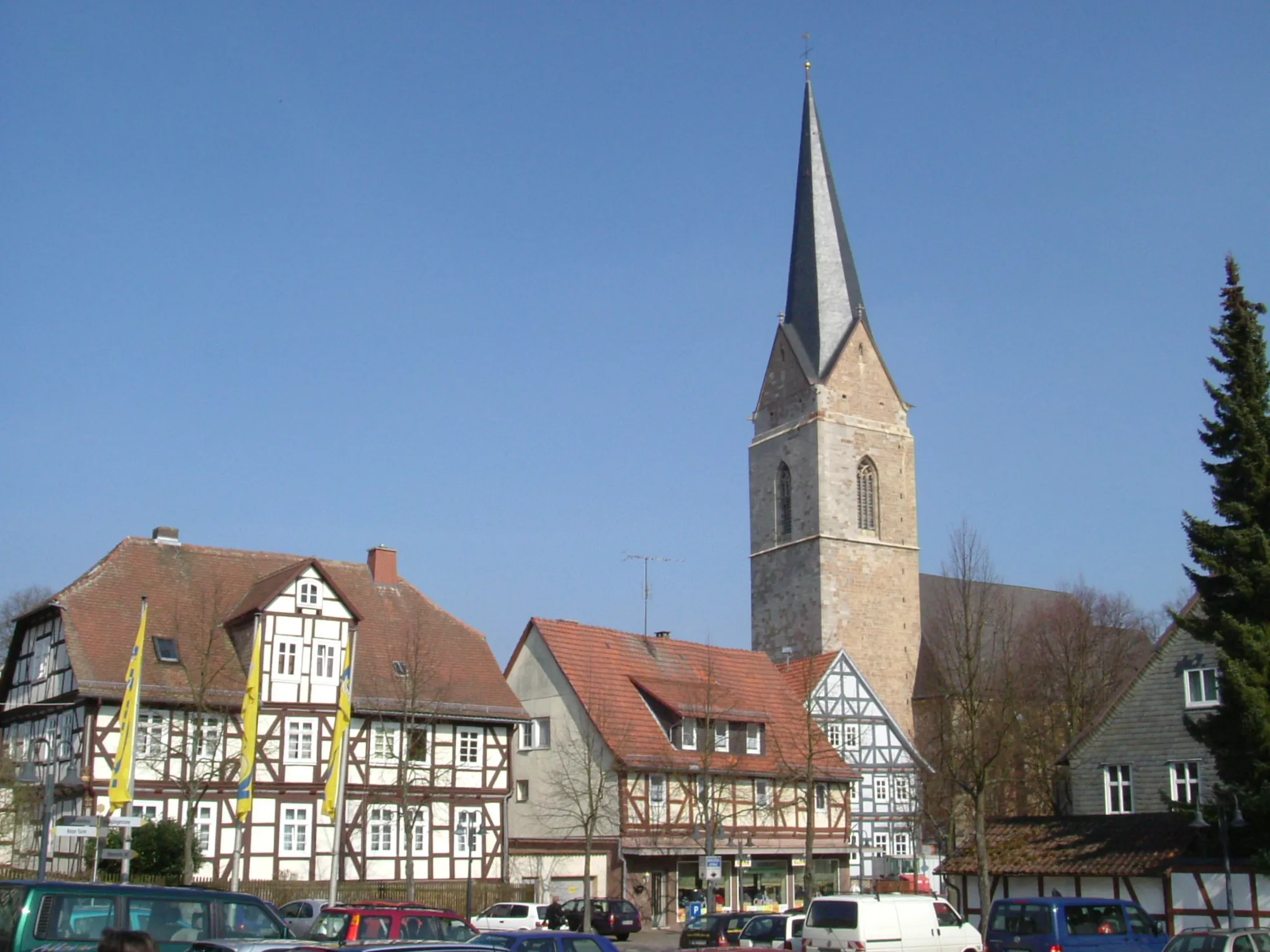 Photo showing: Korbach, Germany. St. Nikolai church.