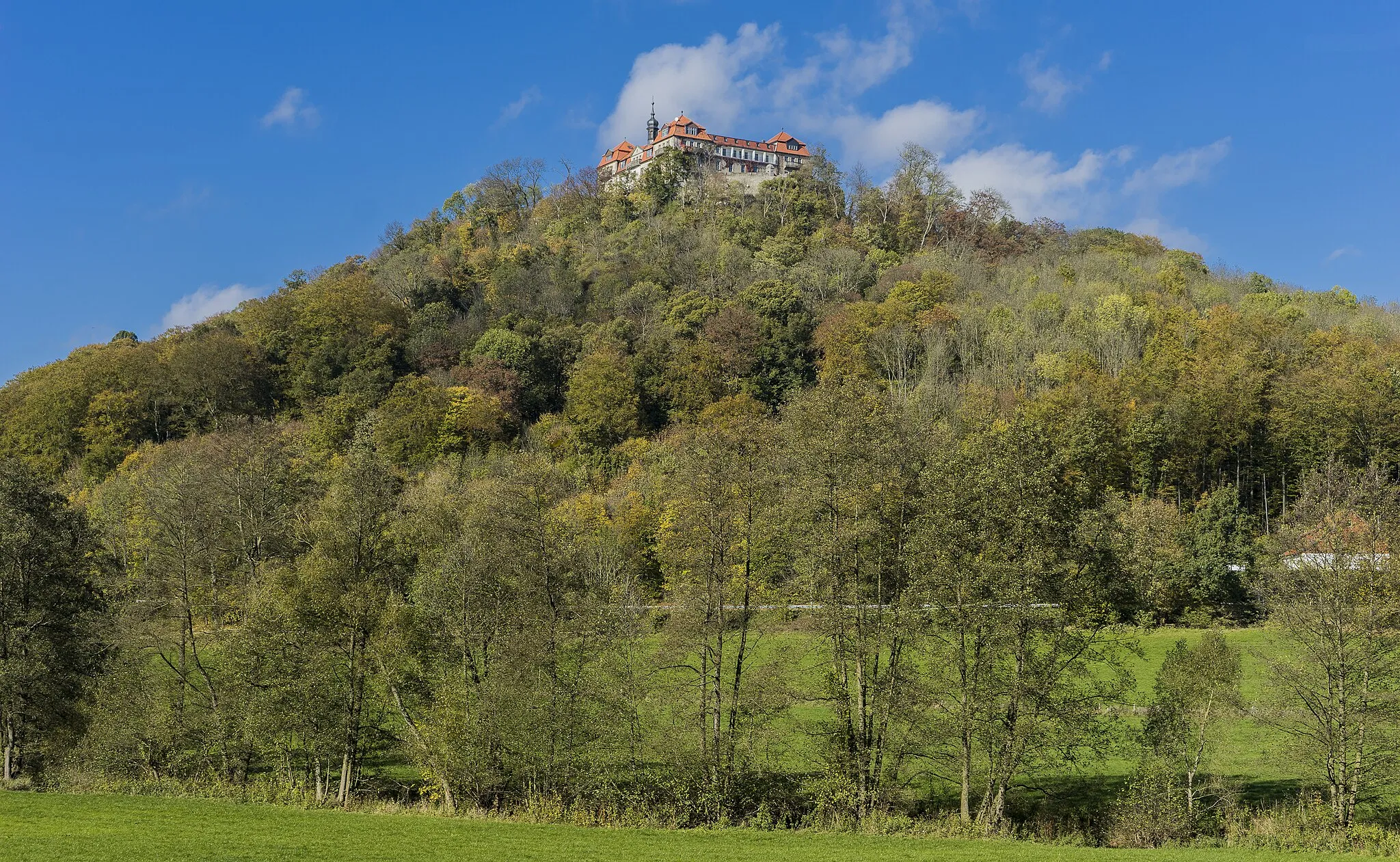 Photo showing: Castle Bieberstein (Beaverstone), Hofbieber/Langenbieber now a boarding school.