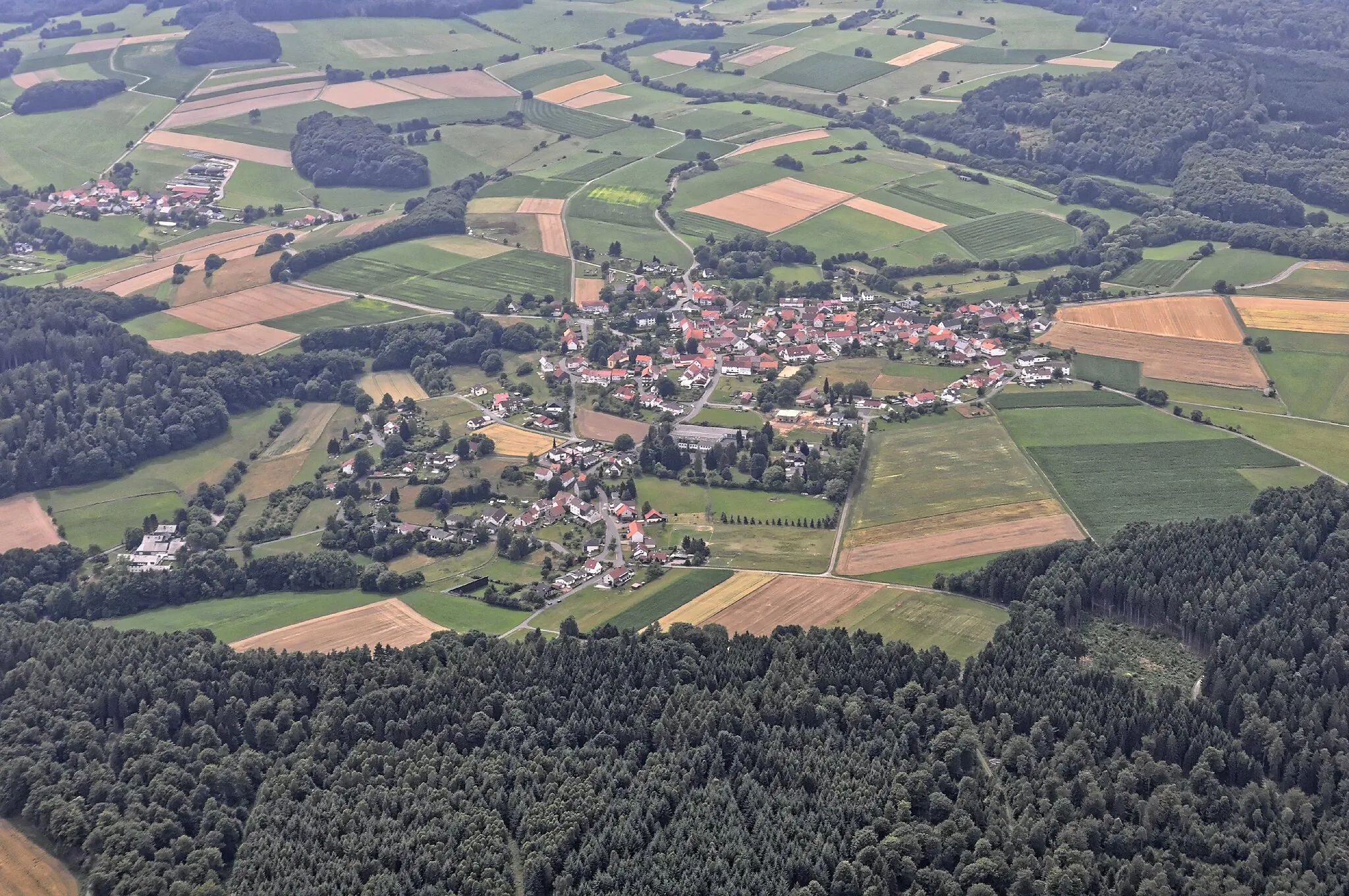 Photo showing: Bilder vom Flug Nordholz-Hammelburg 2015:Hülsa