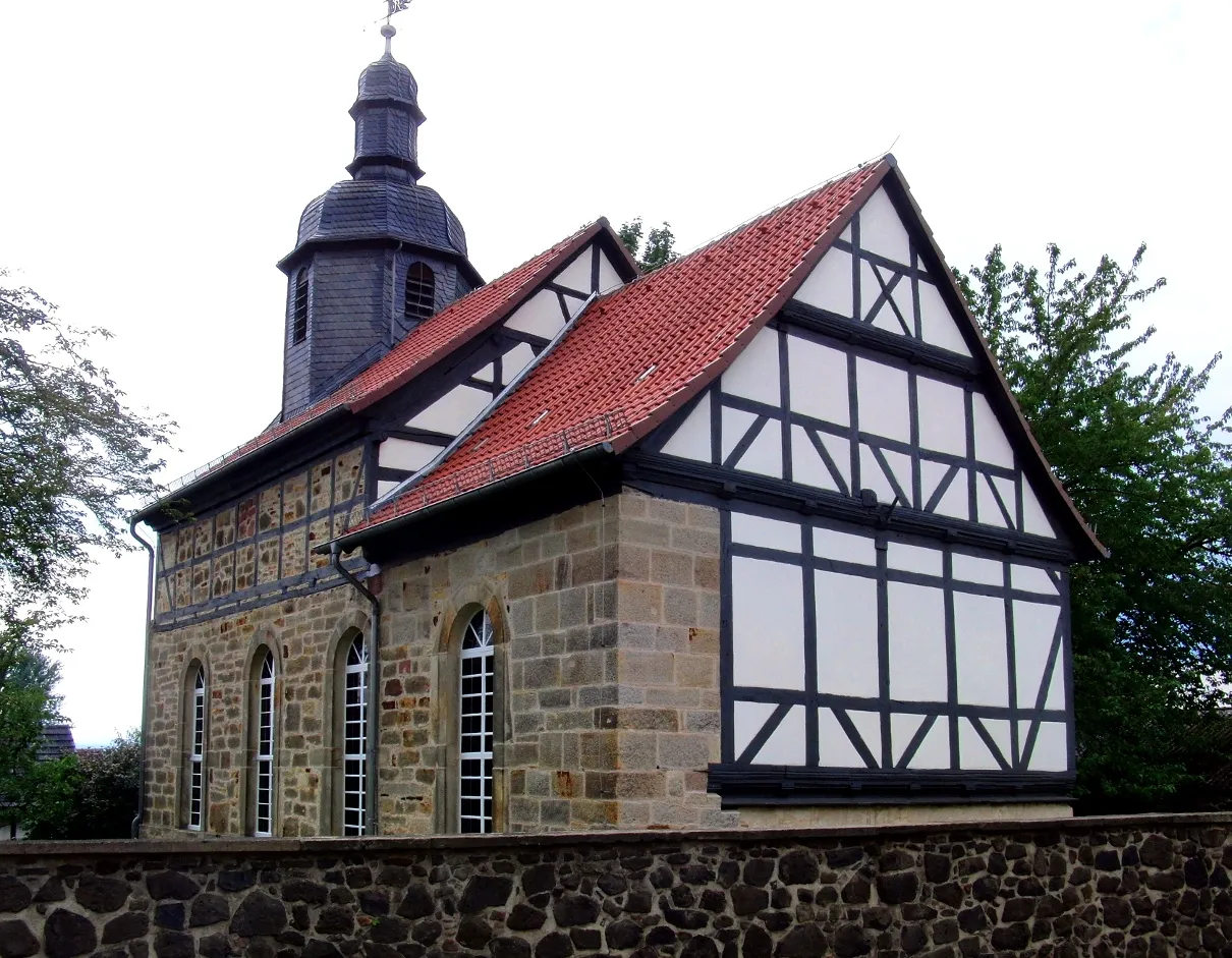 Photo showing: Kirche von Unshausen (Wabern), Hessen