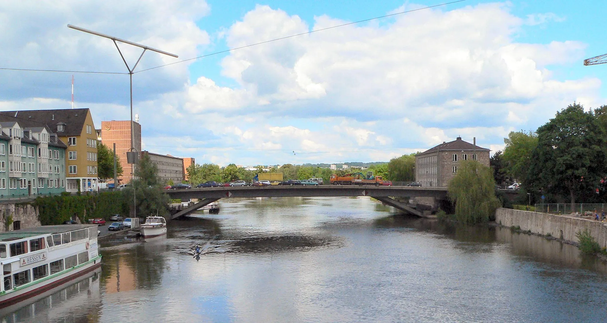 Photo showing: Fuldabrücke zwischen Altmarkt und Unterneustadt in Kassel