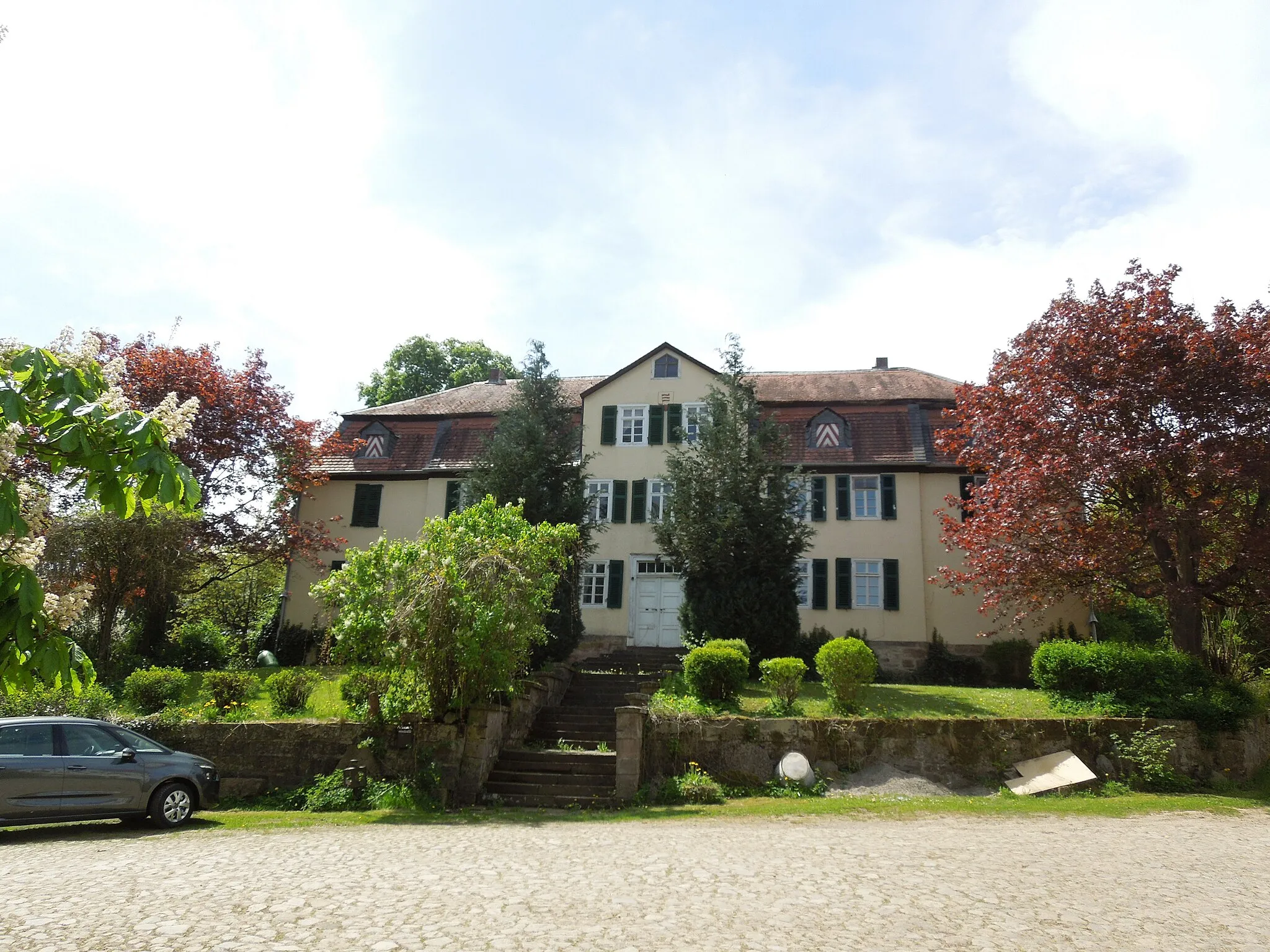 Photo showing: Ehemaliges Herrenhaus in Betzigerode (2015)