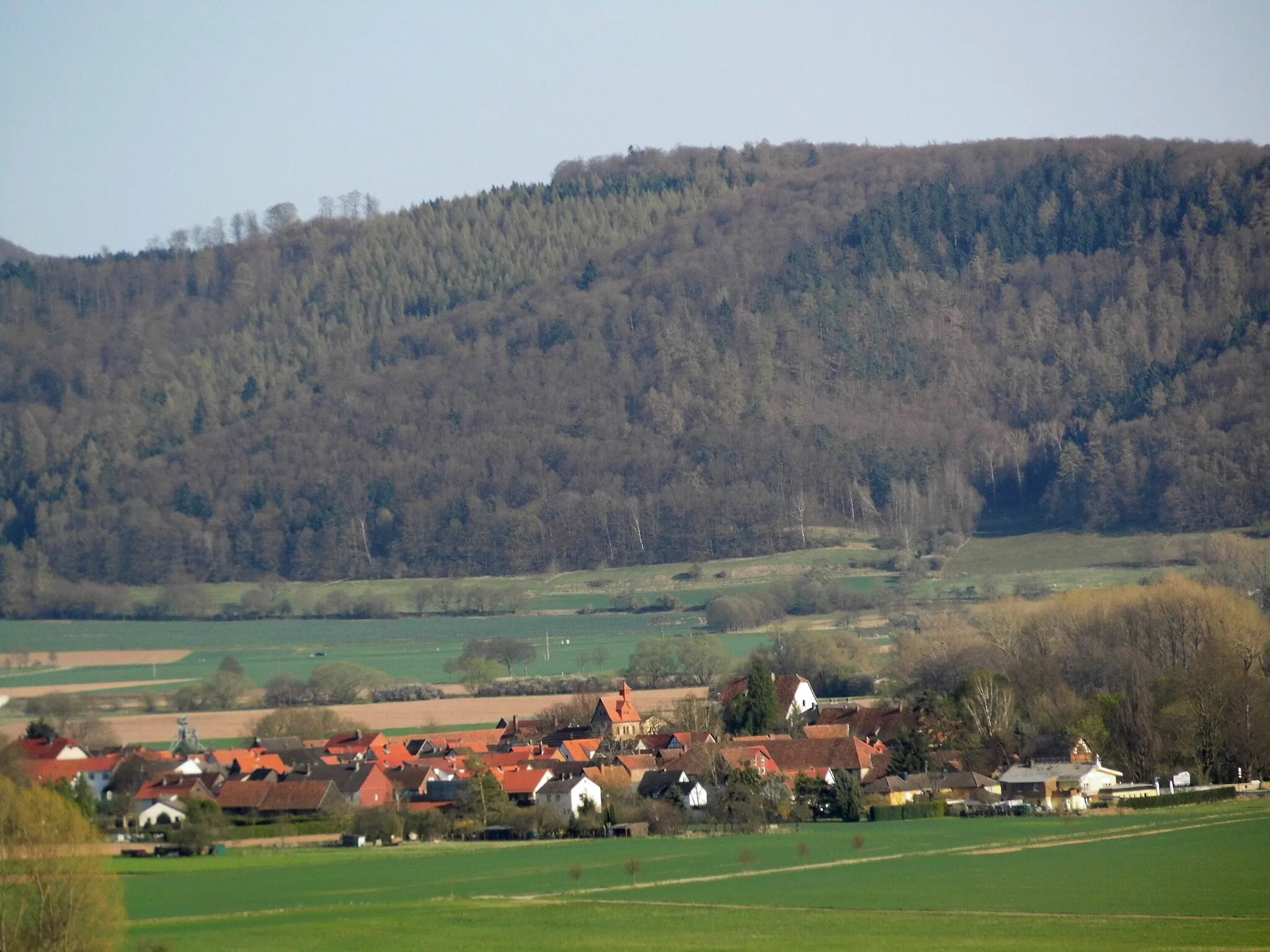 Photo showing: Blick vom Kochsberg nach Schwebda - Meinhard-Grebendorf Kochsberg