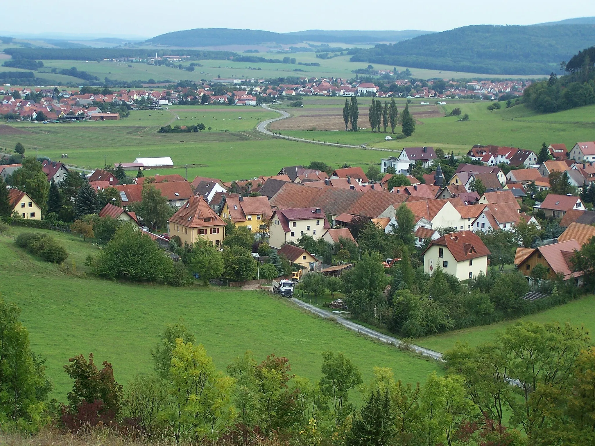Photo showing: Ansichten und Impressionen von Dermbach, OT Oberalba in der Rhön.