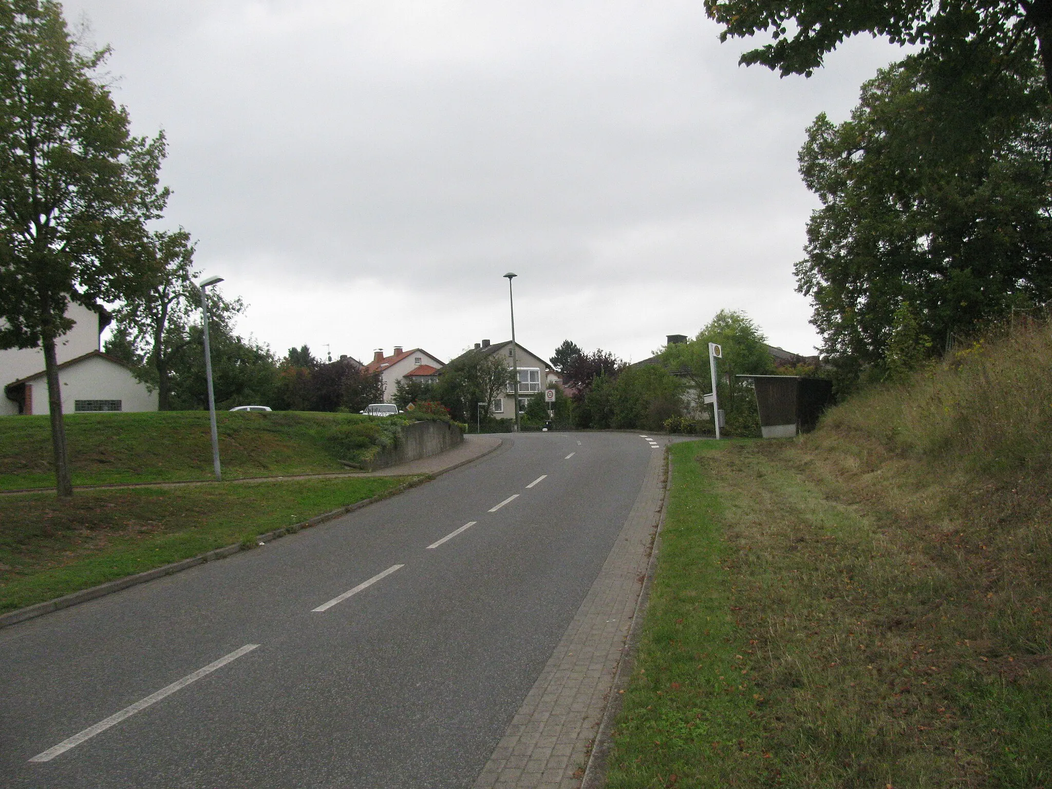 Photo showing: die Bushaltestelle Auf der Hardt in Wolfhagen-Nothfelden