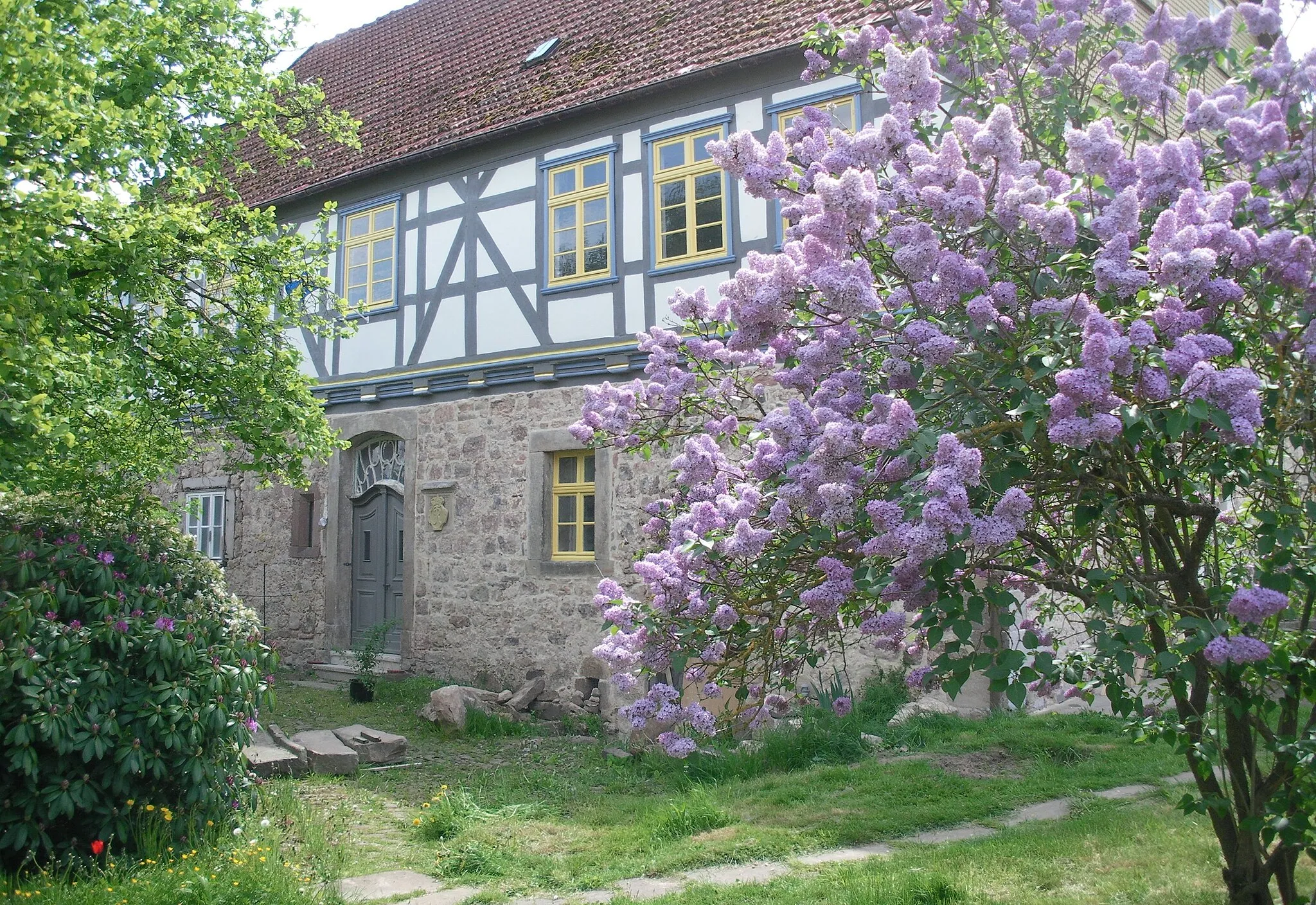 Photo showing: Jagdschloss Holzheim in Haunetal-Holzheim, Hessen, Regierungsbezirk Kassel, Landkreis Hersfeld-Rotenburg