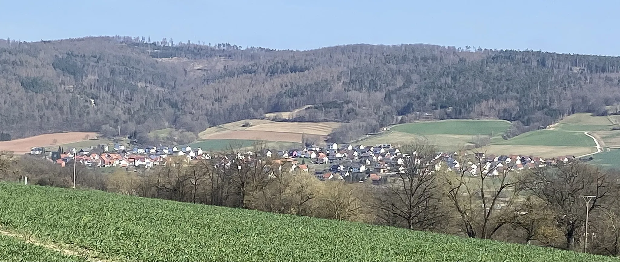 Photo showing: Blick über Fulda auf Melsungen-Schwarzenberg