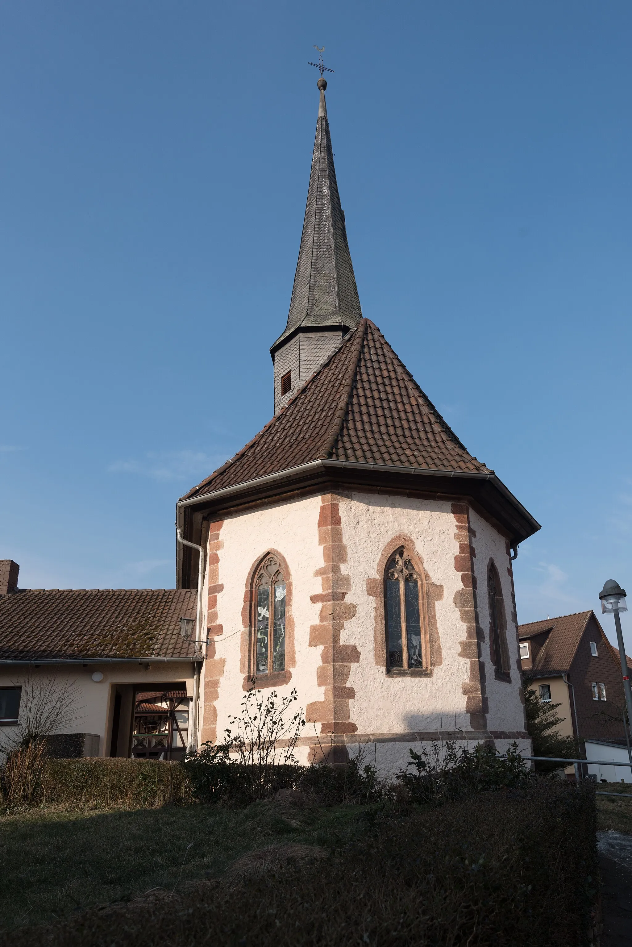 Photo showing: Bachweg 2, Kirche, Bad Hersfeld, Asbach