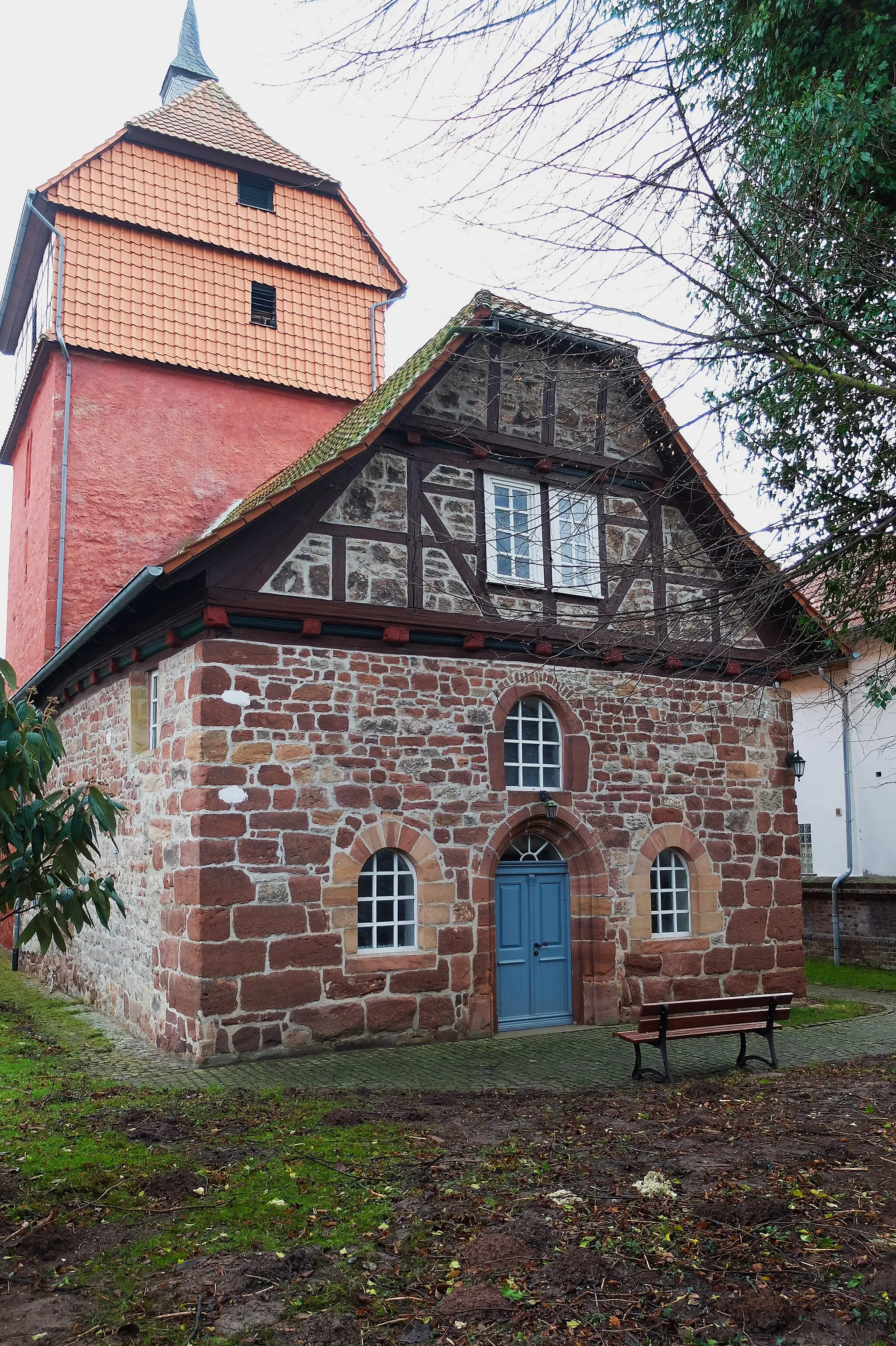 Photo showing: St. Martinskirche, Fuhrgraben 2, Hoheneiche (Wehretal) Hessen