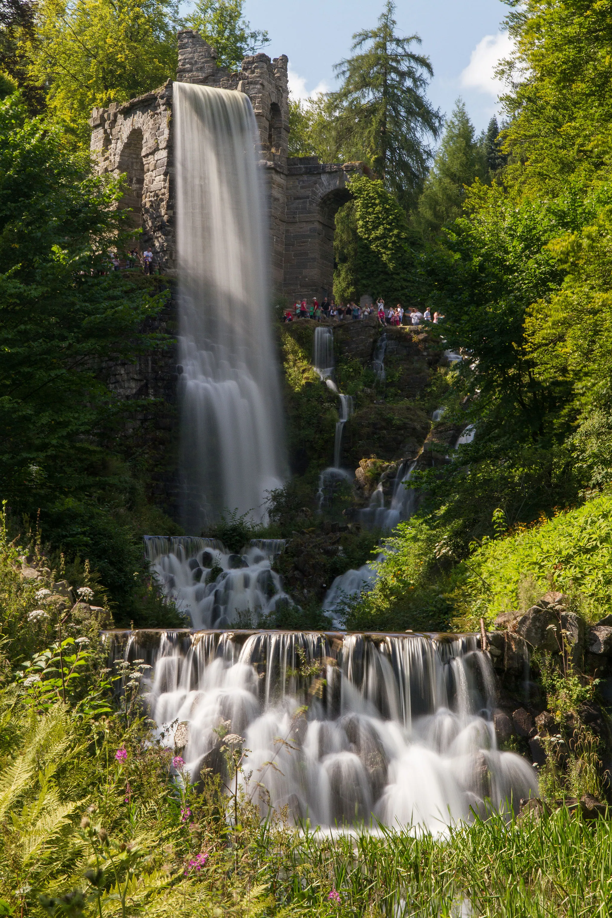 Photo showing: Aquädukt in Bergpark near Kassel duging water arts.