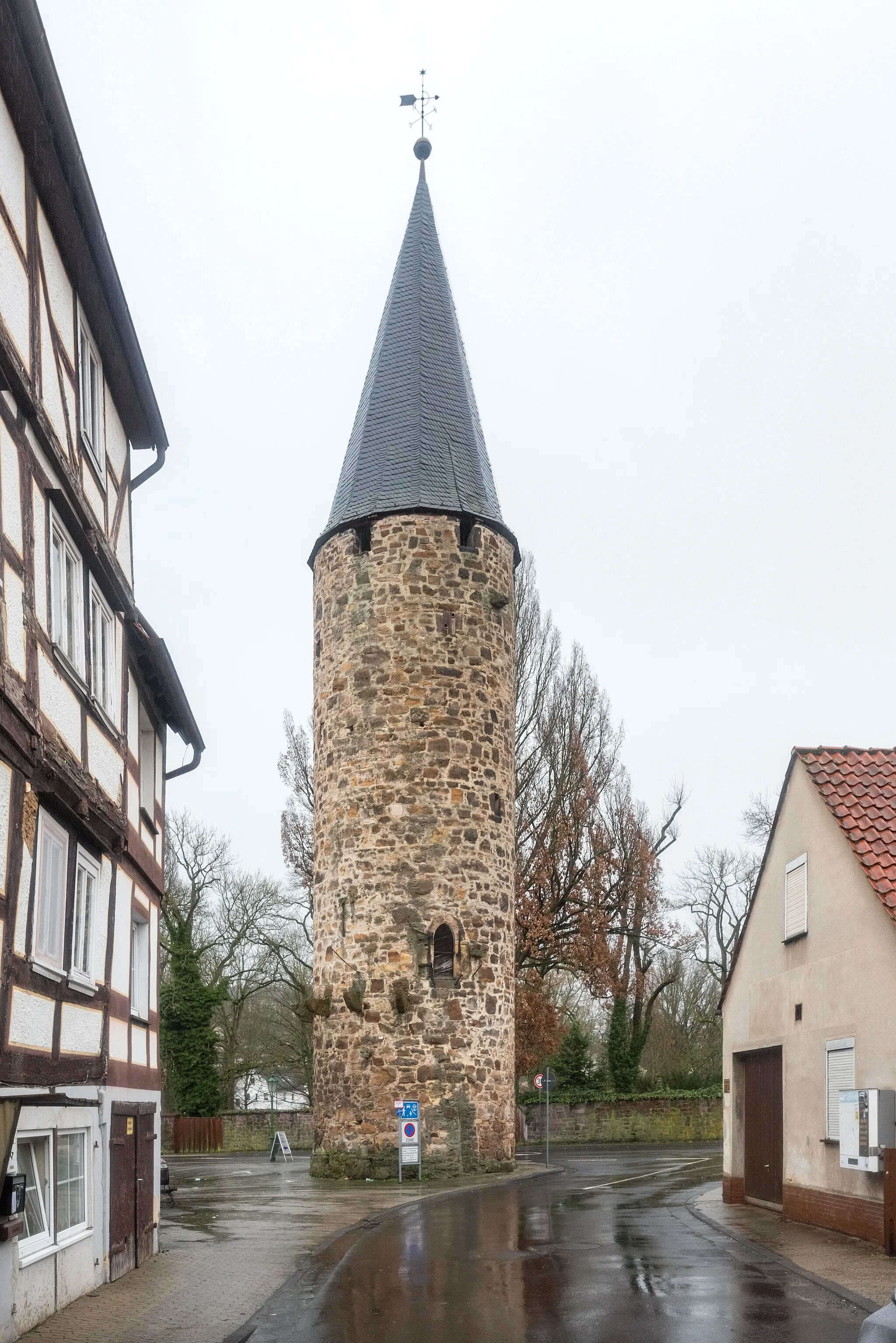 Photo showing: Melsungen , Eulenturmstraße, Eulenturm