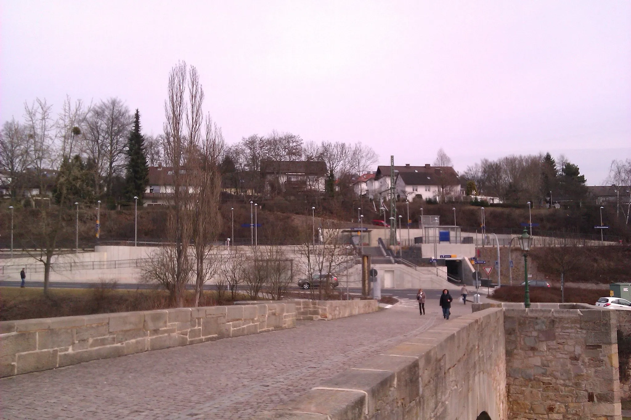 Photo showing: Der neue Bahnhof Melsungen-Bartenwetzerbrücke