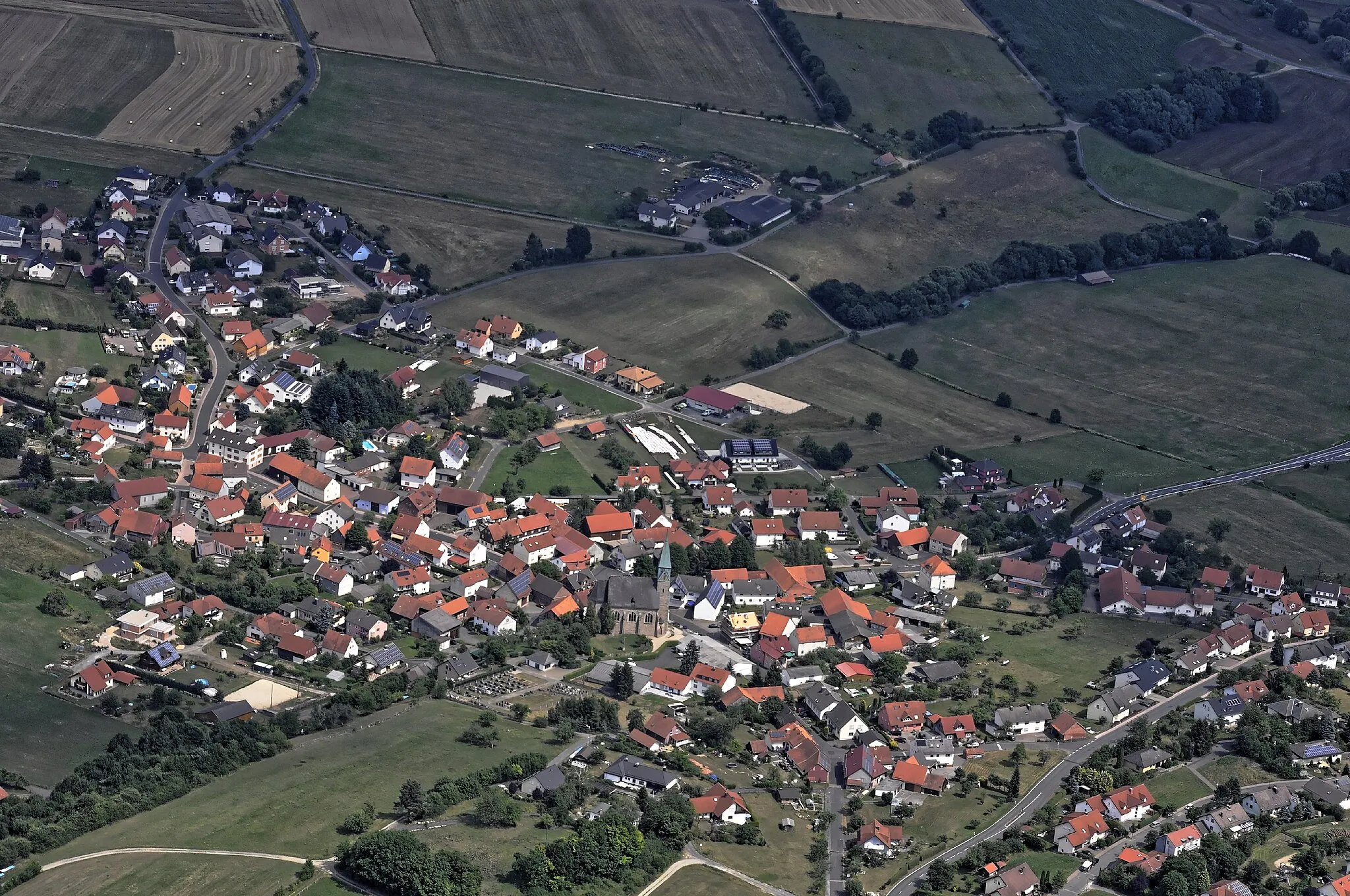 Photo showing: Bilder vom Flug Nordholz-Hammelburg 2015: Büchenberg