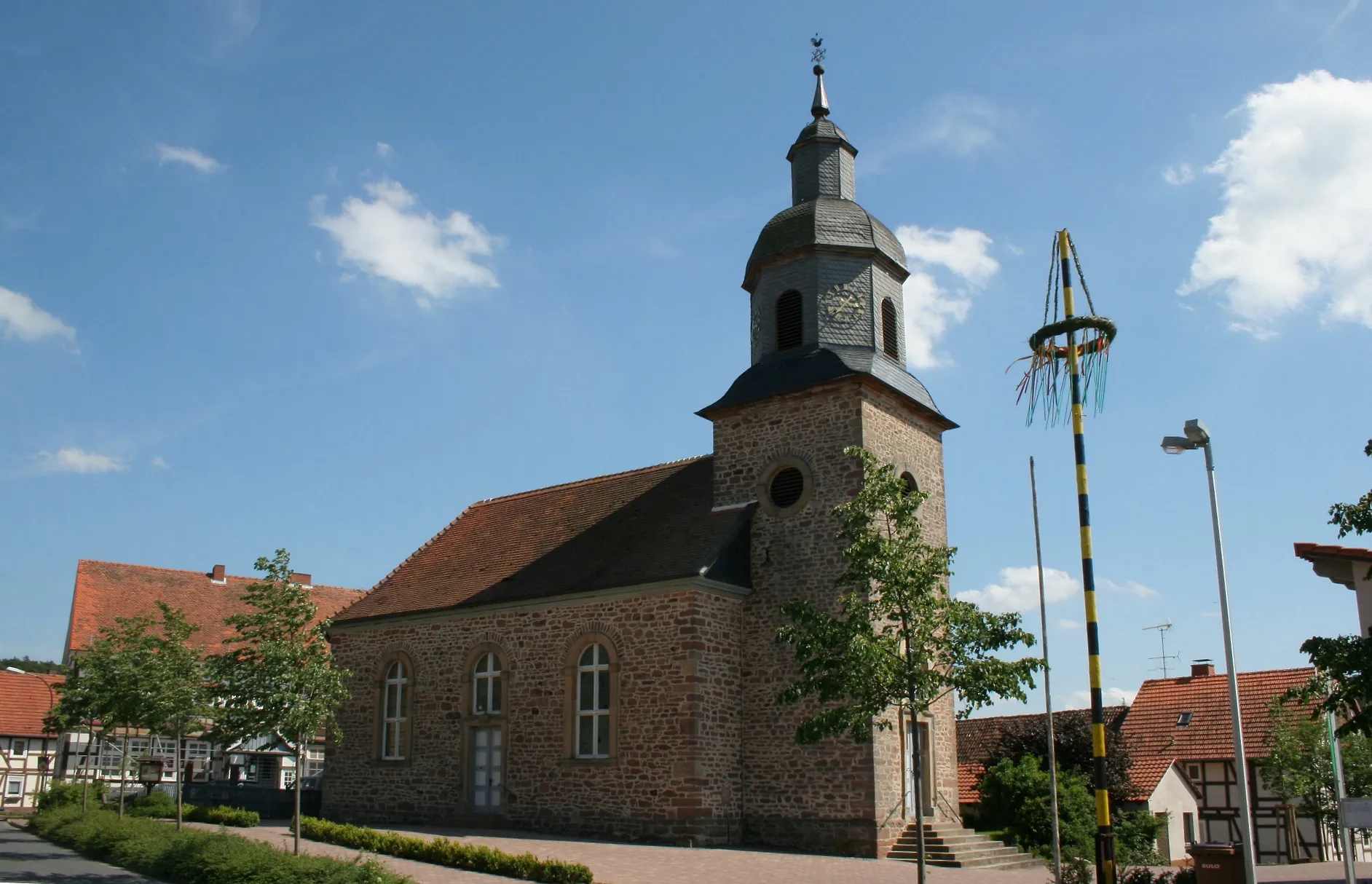 Photo showing: Evangelische Kirche in de:Braunau (Bad Wildungen)