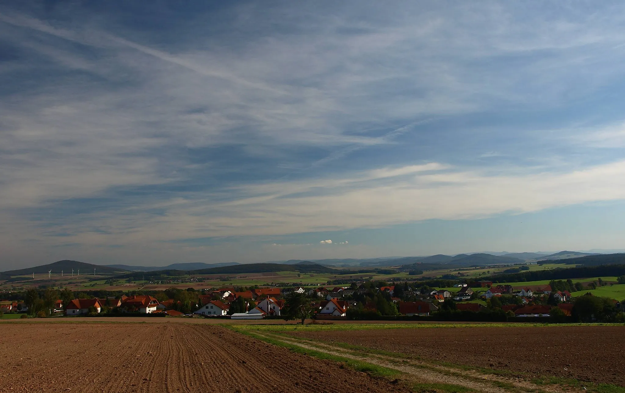 Photo showing: Landscape of the northwestern Rhön mountains