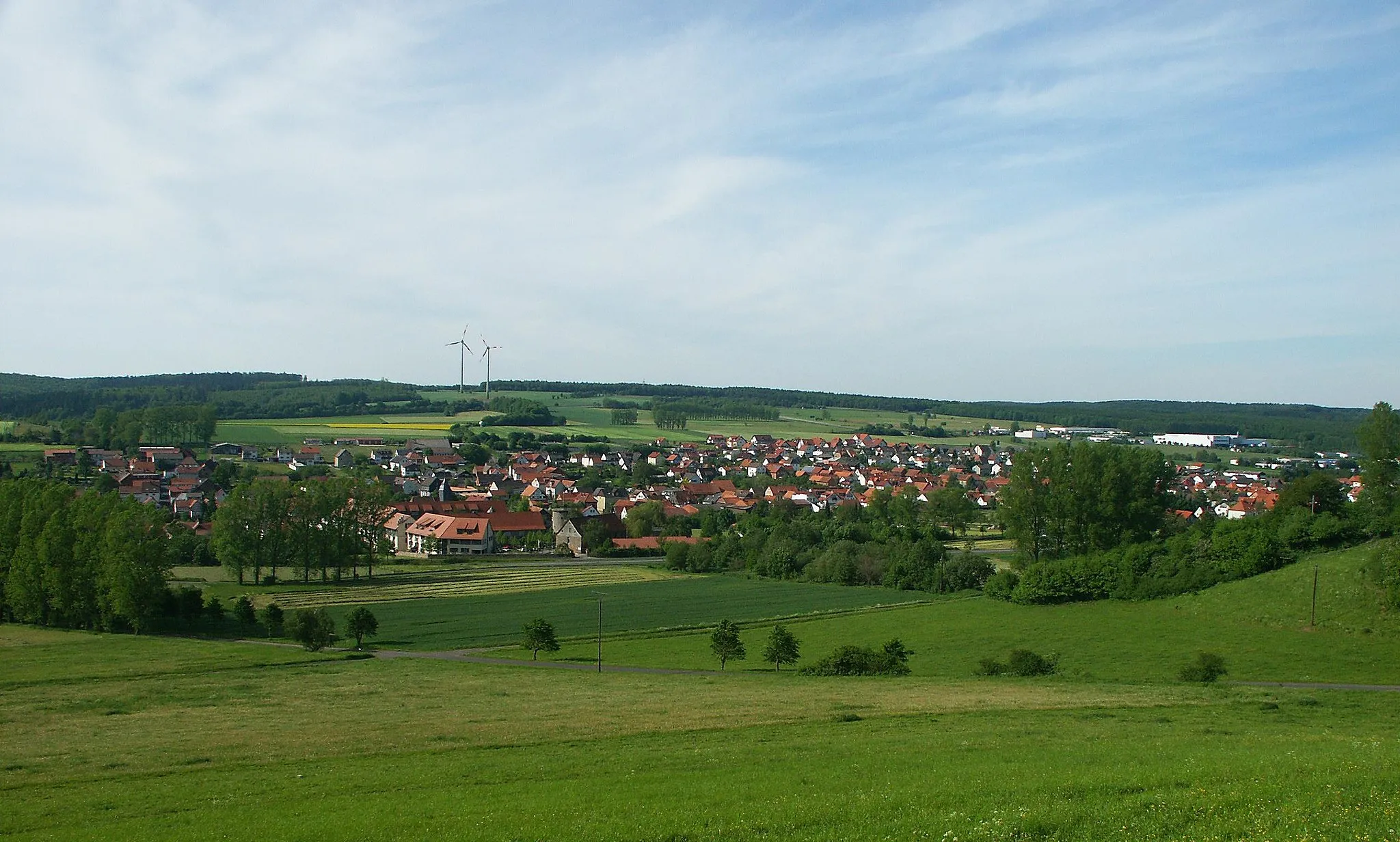 Photo showing: Blick über Friedewald