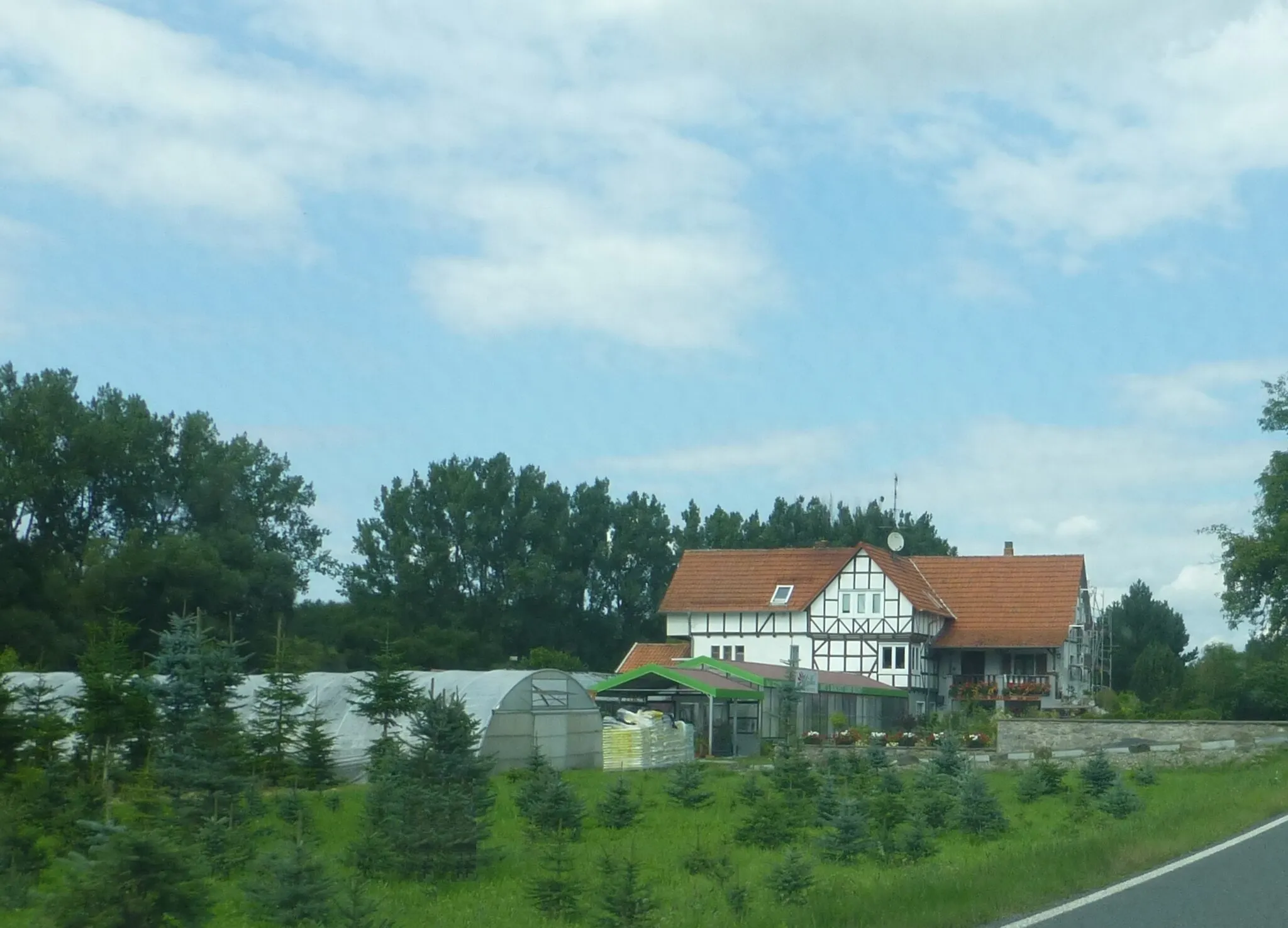 Photo showing: Gärtnerei bei der ehemaligen Griesmühle bei Wilbich/Ershausen