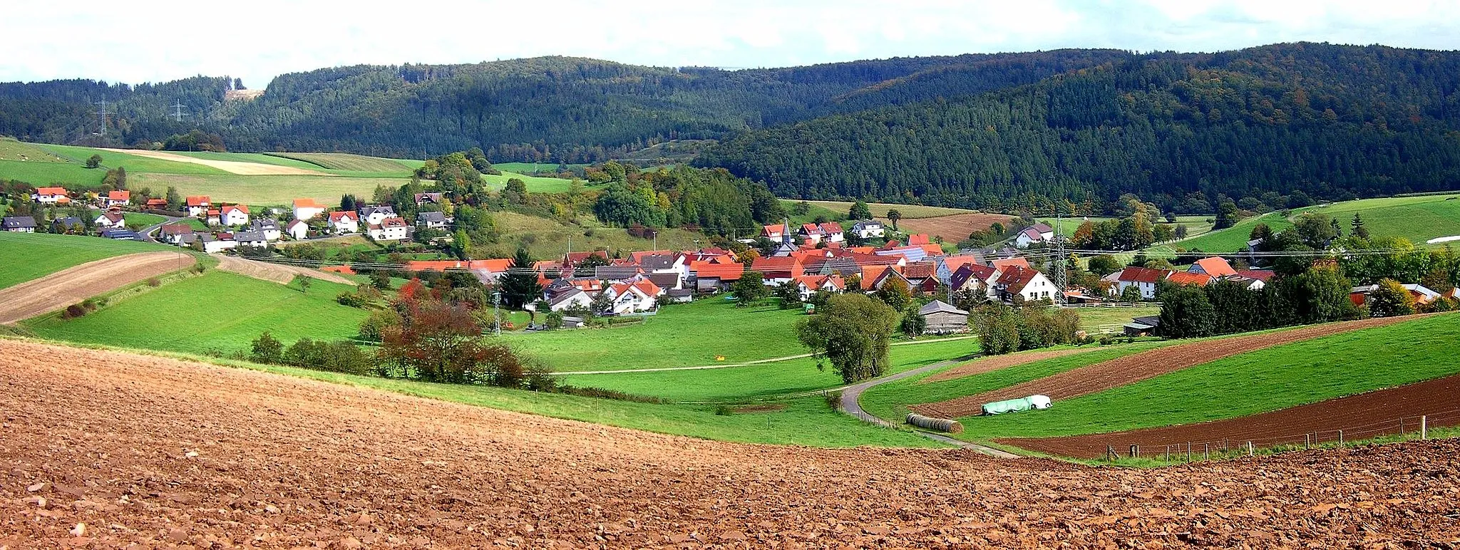 Photo showing: The Village of Mühlbach - Neuenstein, Hesse, Germany