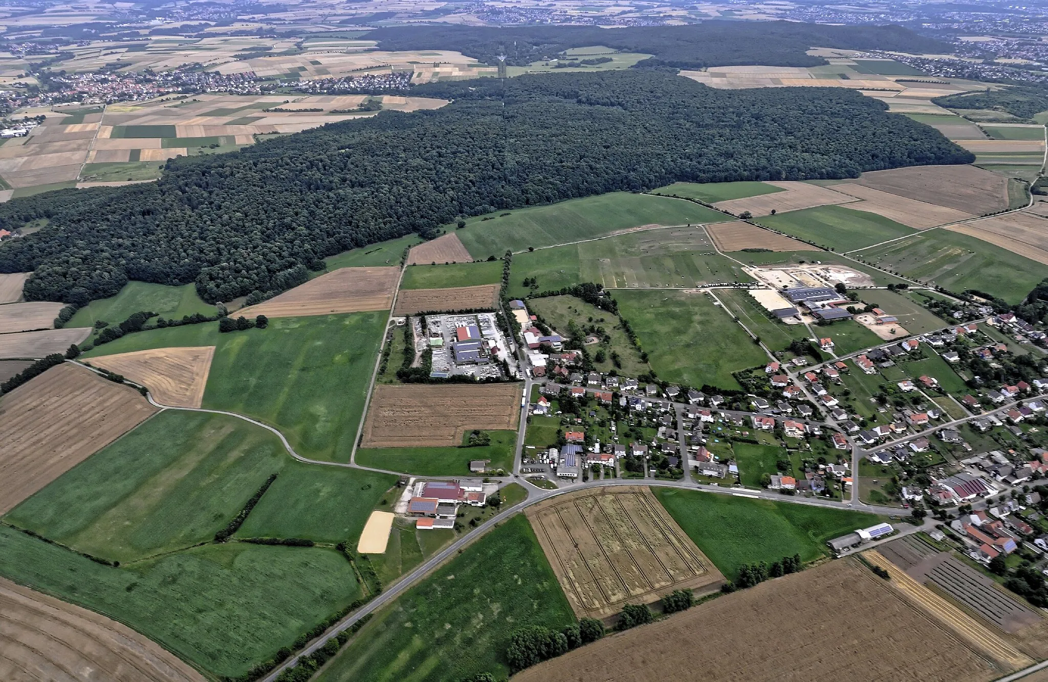 Photo showing: Bilder vom Flug Nordholz-Hammelburg 2015: Calden-Fürstenwald