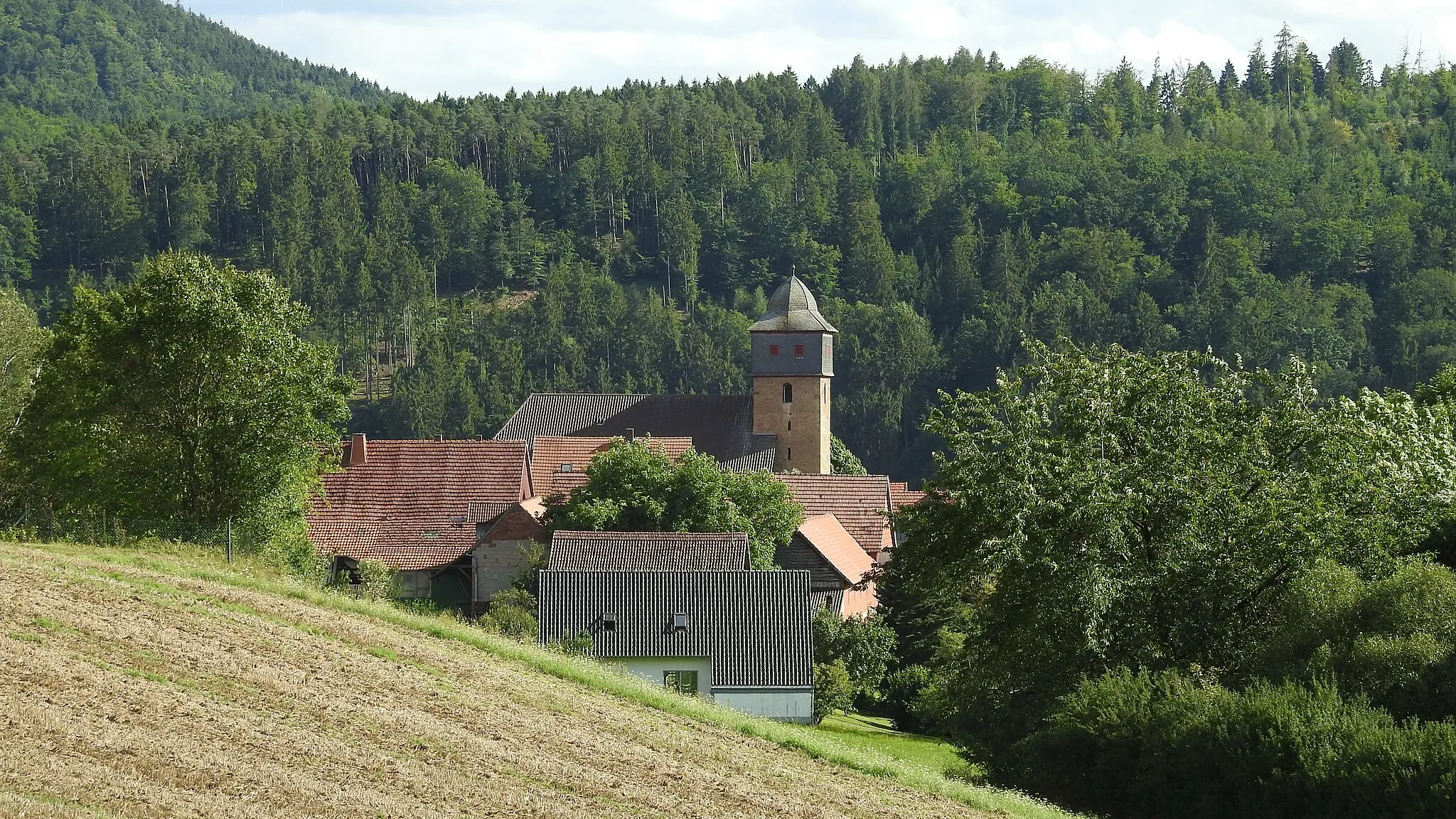 Photo showing: Kleinern, Edertal, von Nordosten