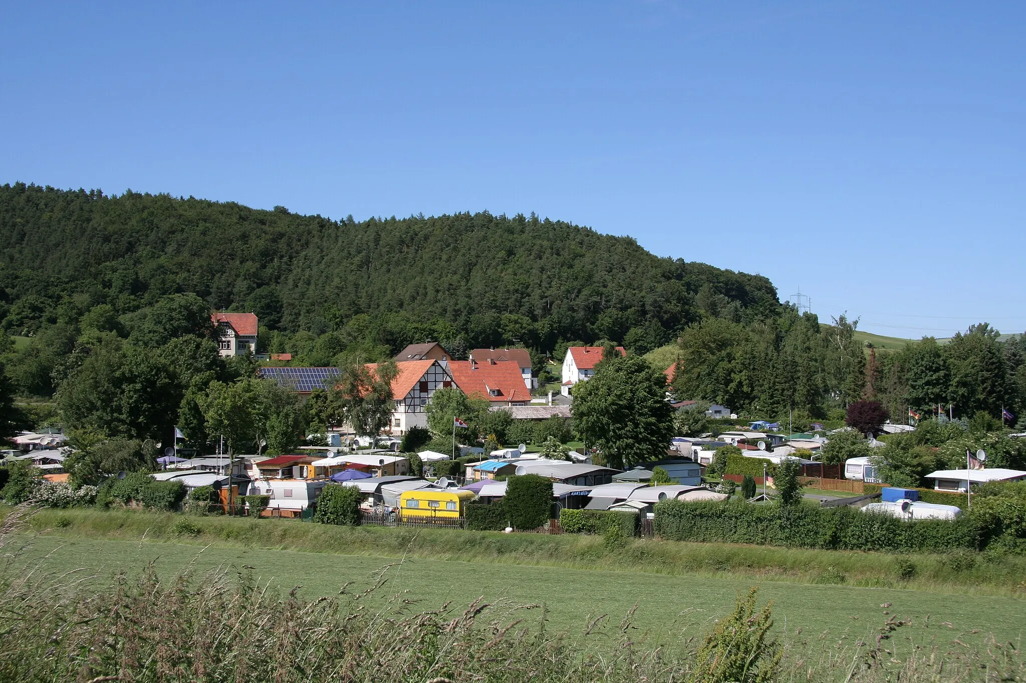 Photo showing: Campingplatz am See, Affoldern