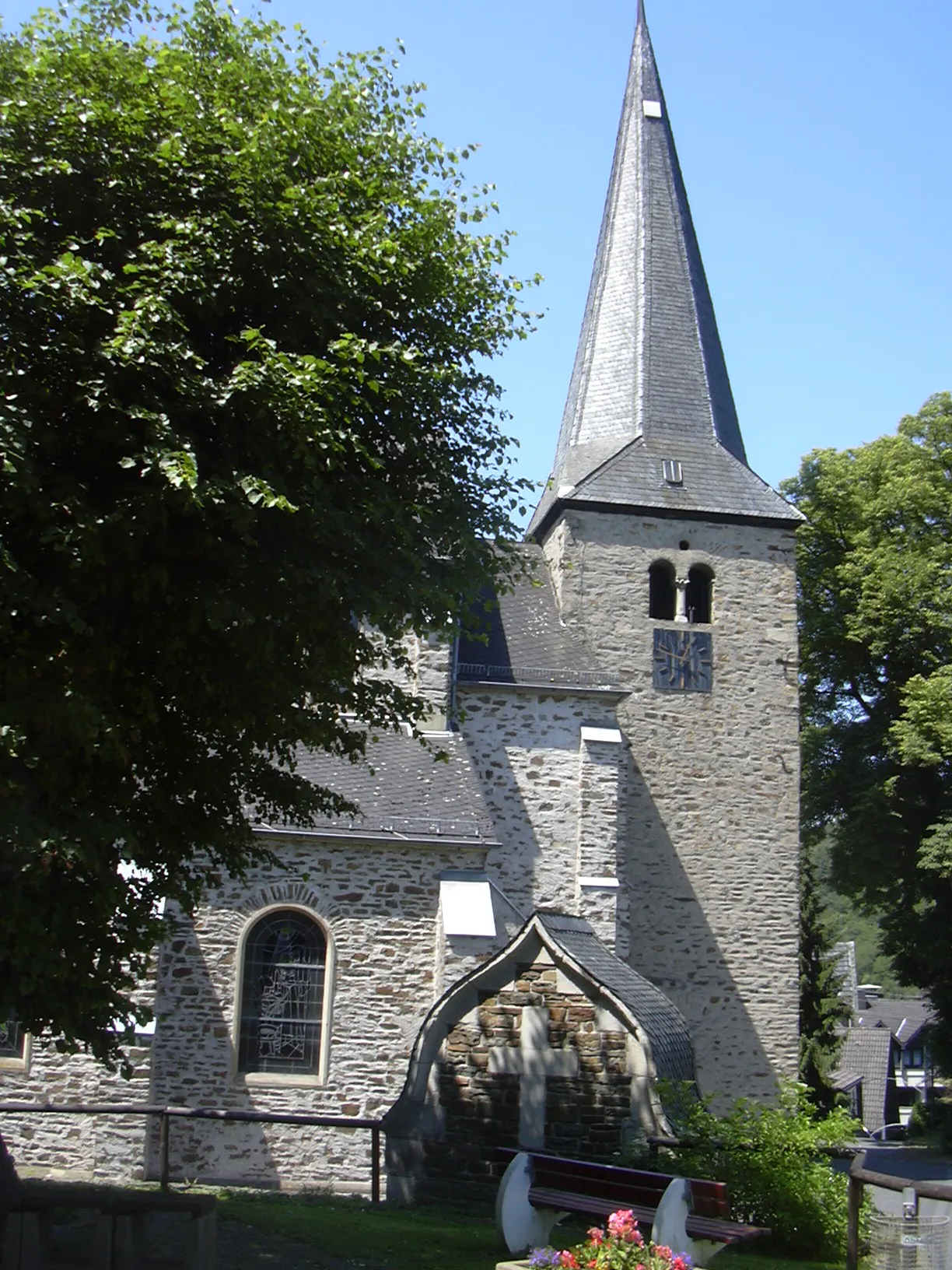 Photo showing: Church "Maria Himmelfahrt", Waldbreitbach, Westerwald/Germany