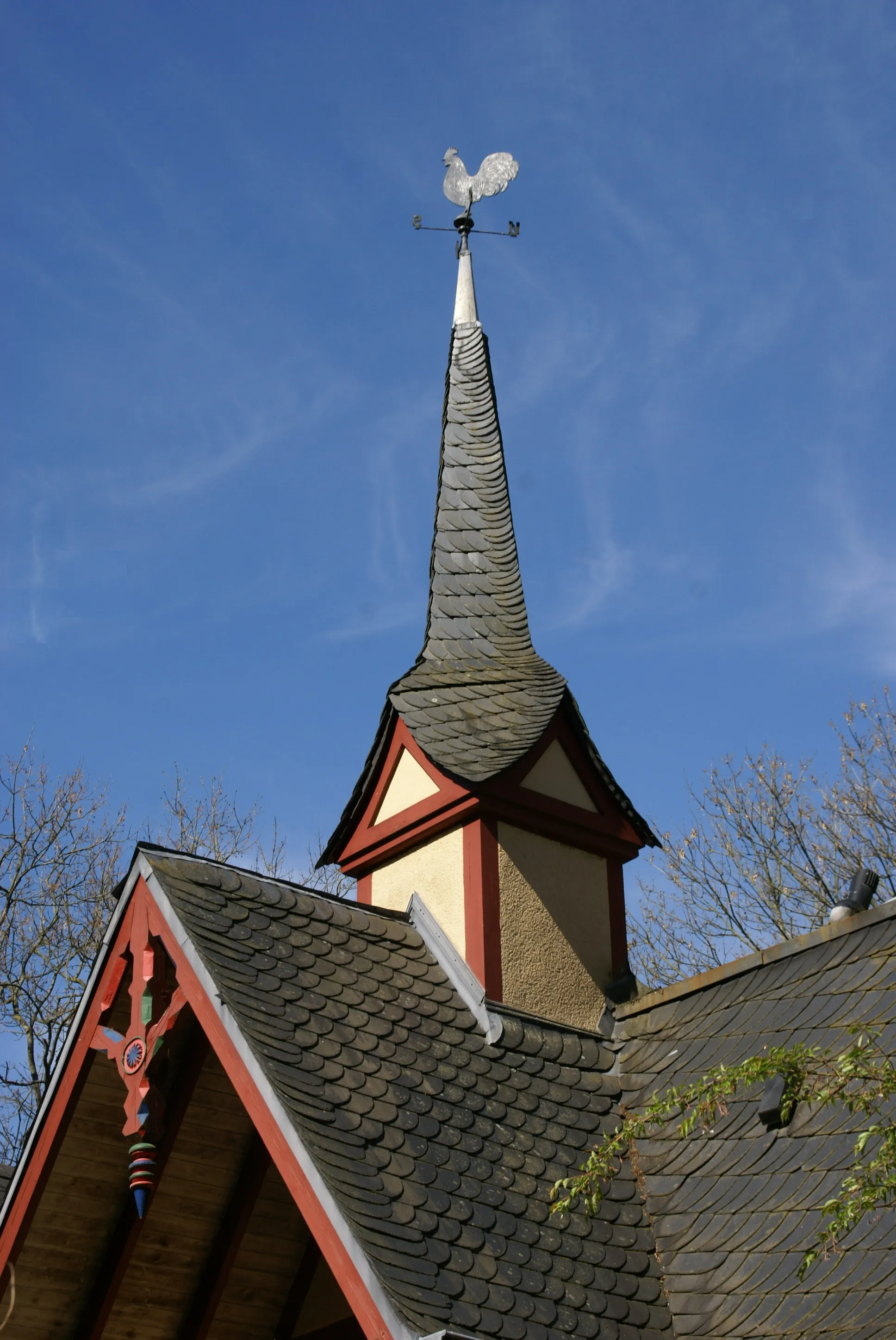 Photo showing: Haus Neuglück in Bennerscheid, Neuglückstraße 37: detail