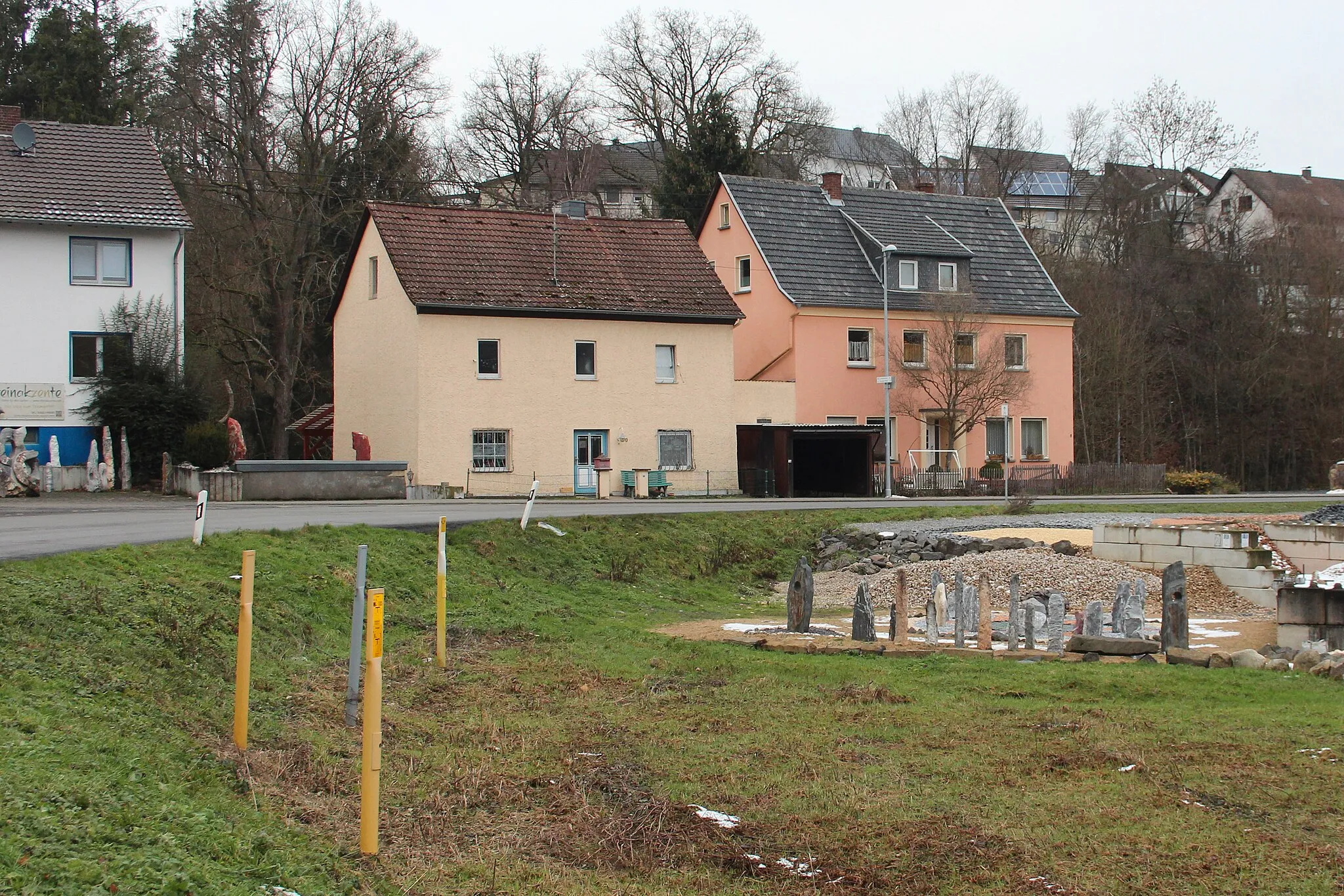 Photo showing: Wiedmühle, Ortsteil von Neustadt (Wied), im Hintergrund Steeg, Landkreis Neuwied, Rheinland-Pfalz