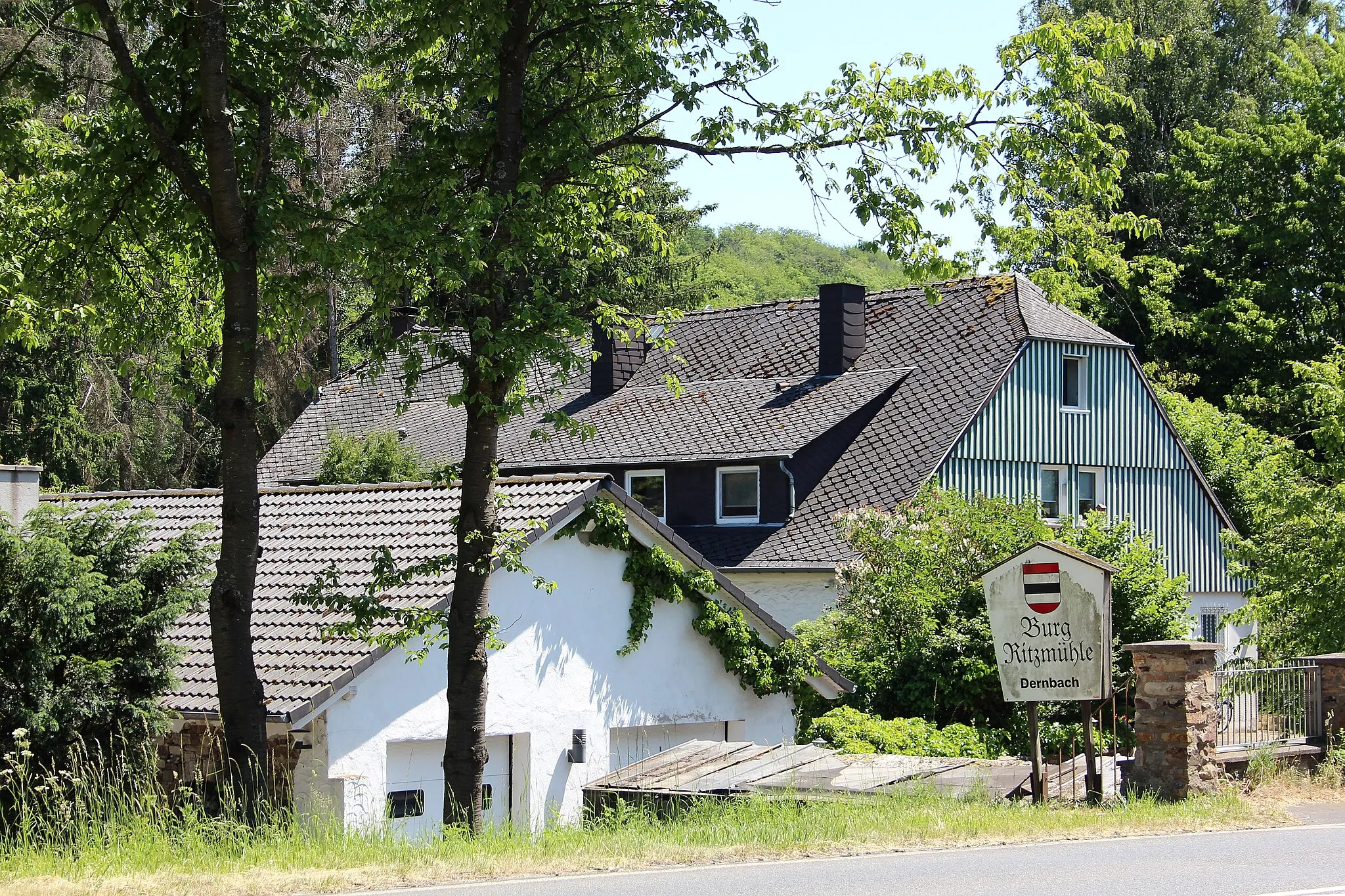 Photo showing: Burg Ritzmühle (Dernbach, Westerwald)