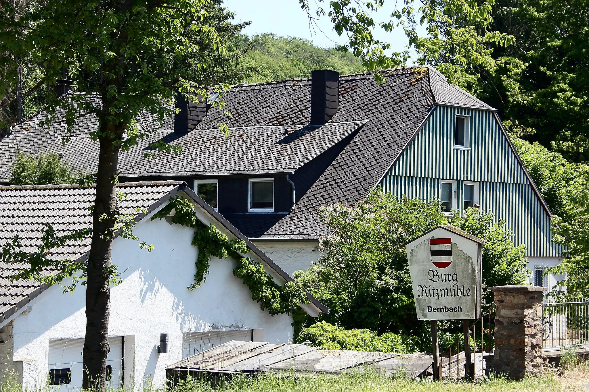 Photo showing: Burg Ritzmühle (Dernbach, Westerwald)