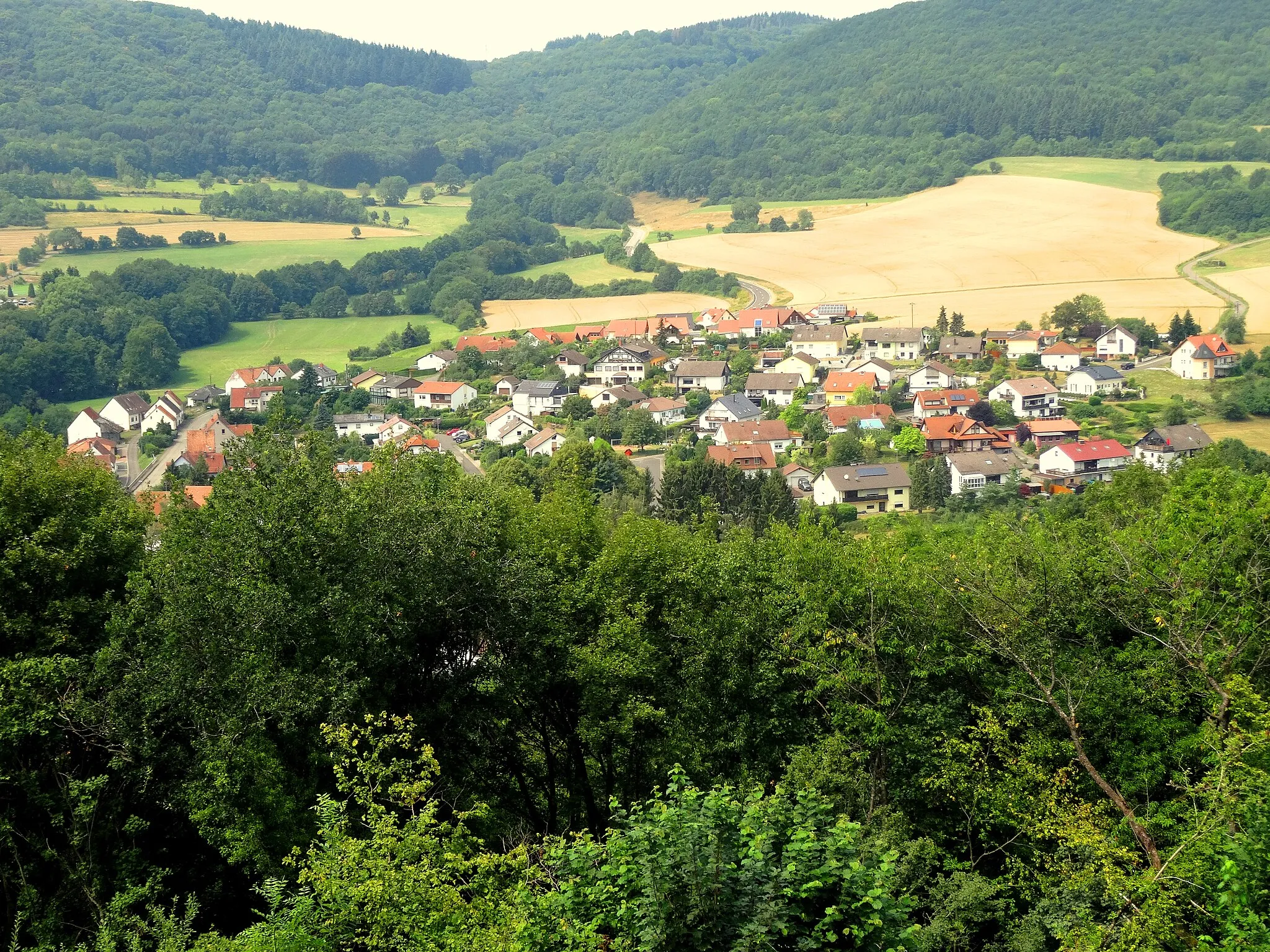 Photo showing: Ortsansicht Thallichtenberg (Foto-Standort: Burg Lichtenberg)
