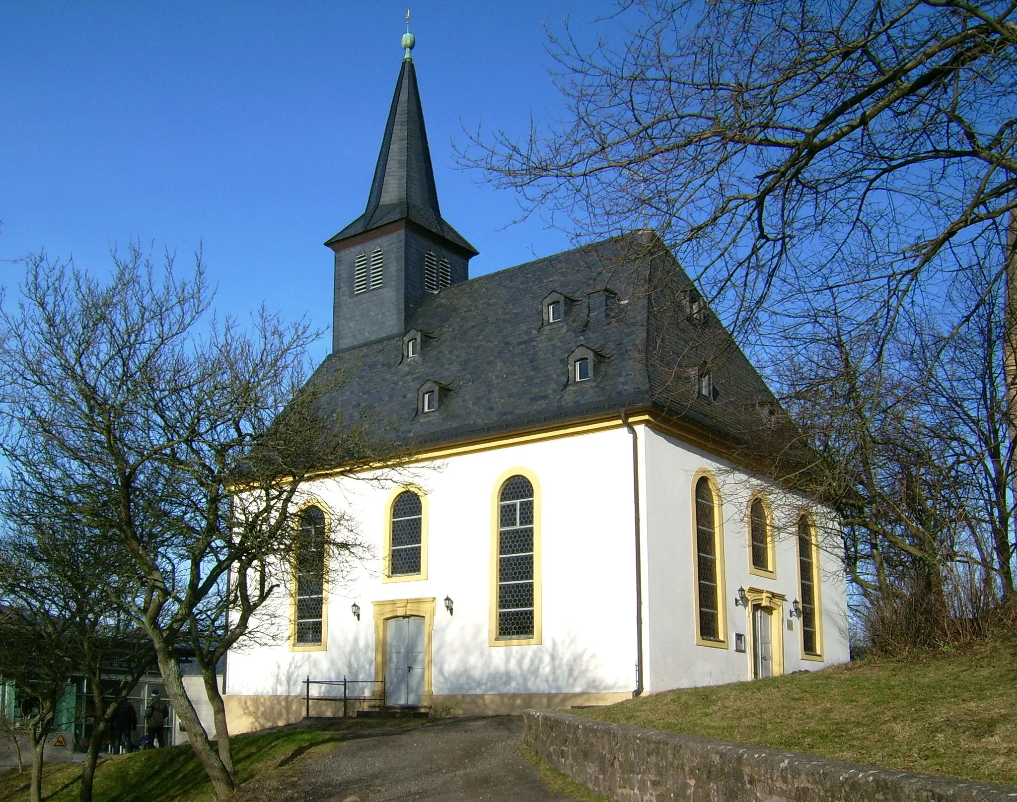 Photo showing: Ev. Kirche in der Burg Lichtenberg