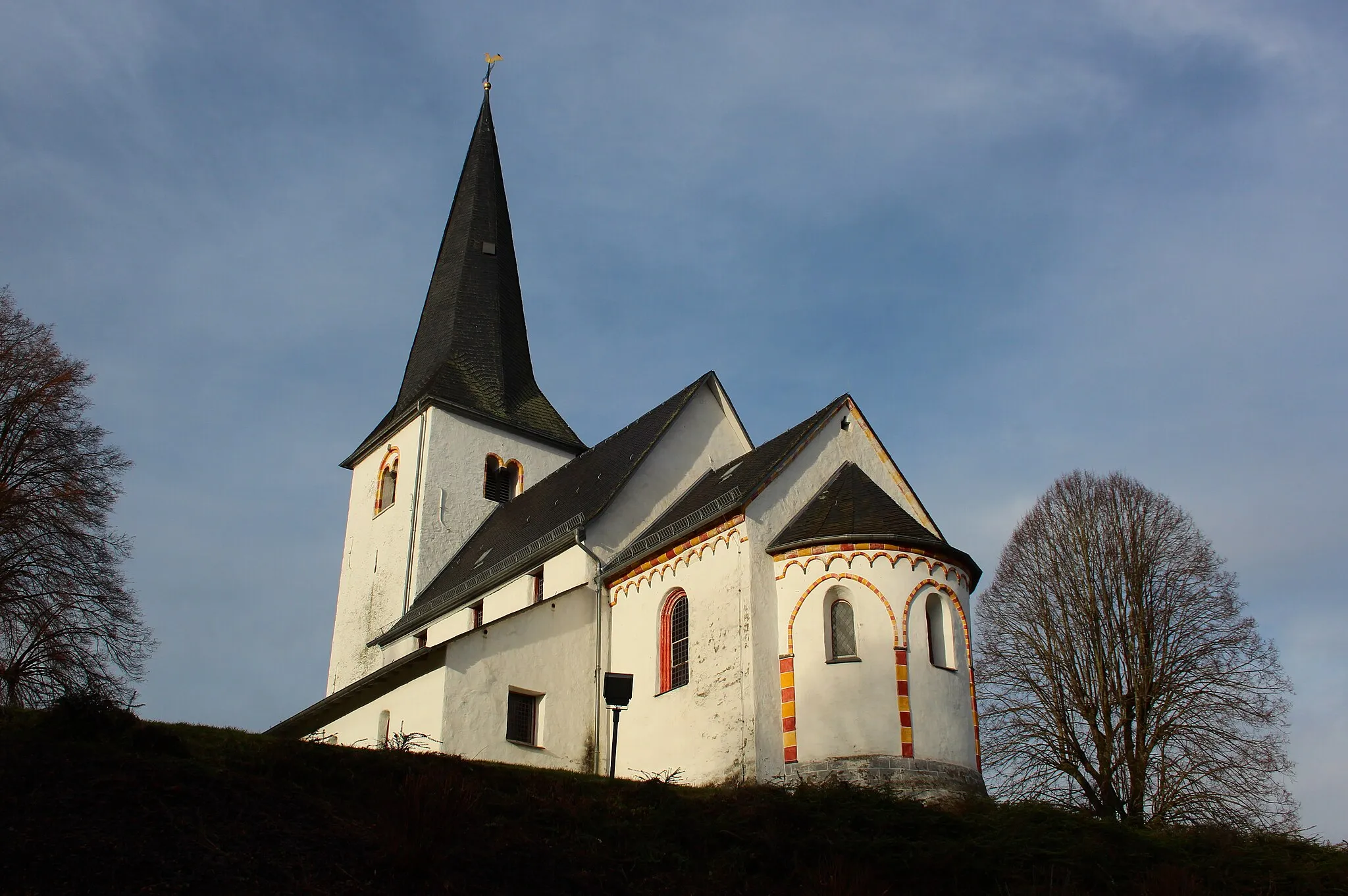 Photo showing: Evangelische Kirche St. Georg, Höchstenbach, Westerwald