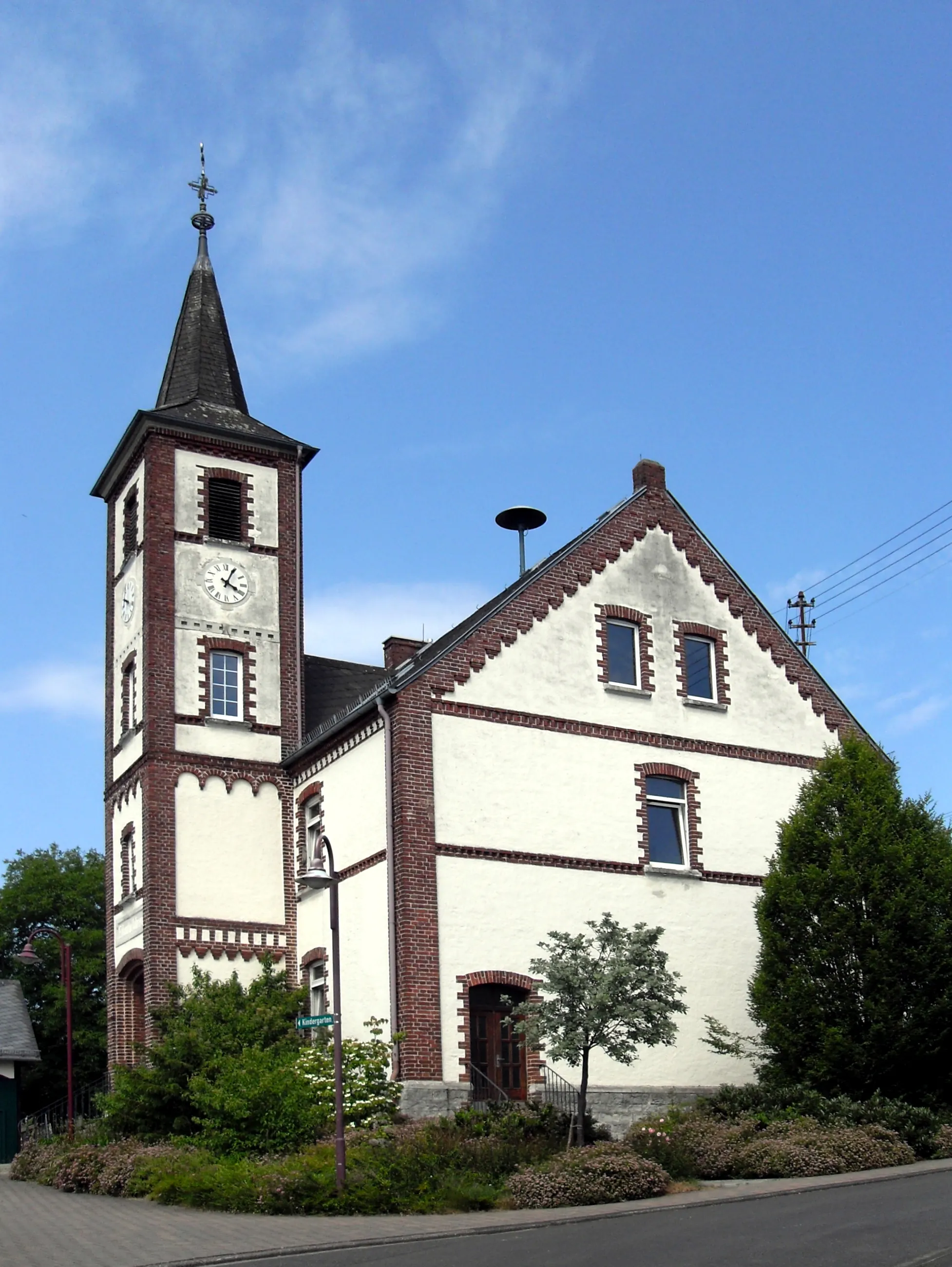 Photo showing: Evangelische Kirche in Mündersbach