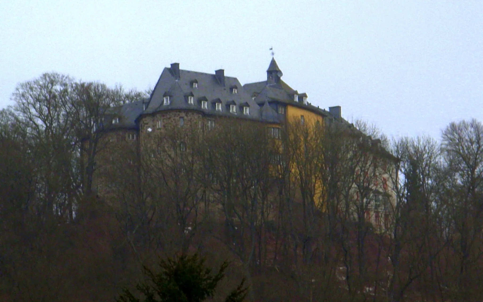 Photo showing: Blick auf die Burg Freusburg, Kirchen.