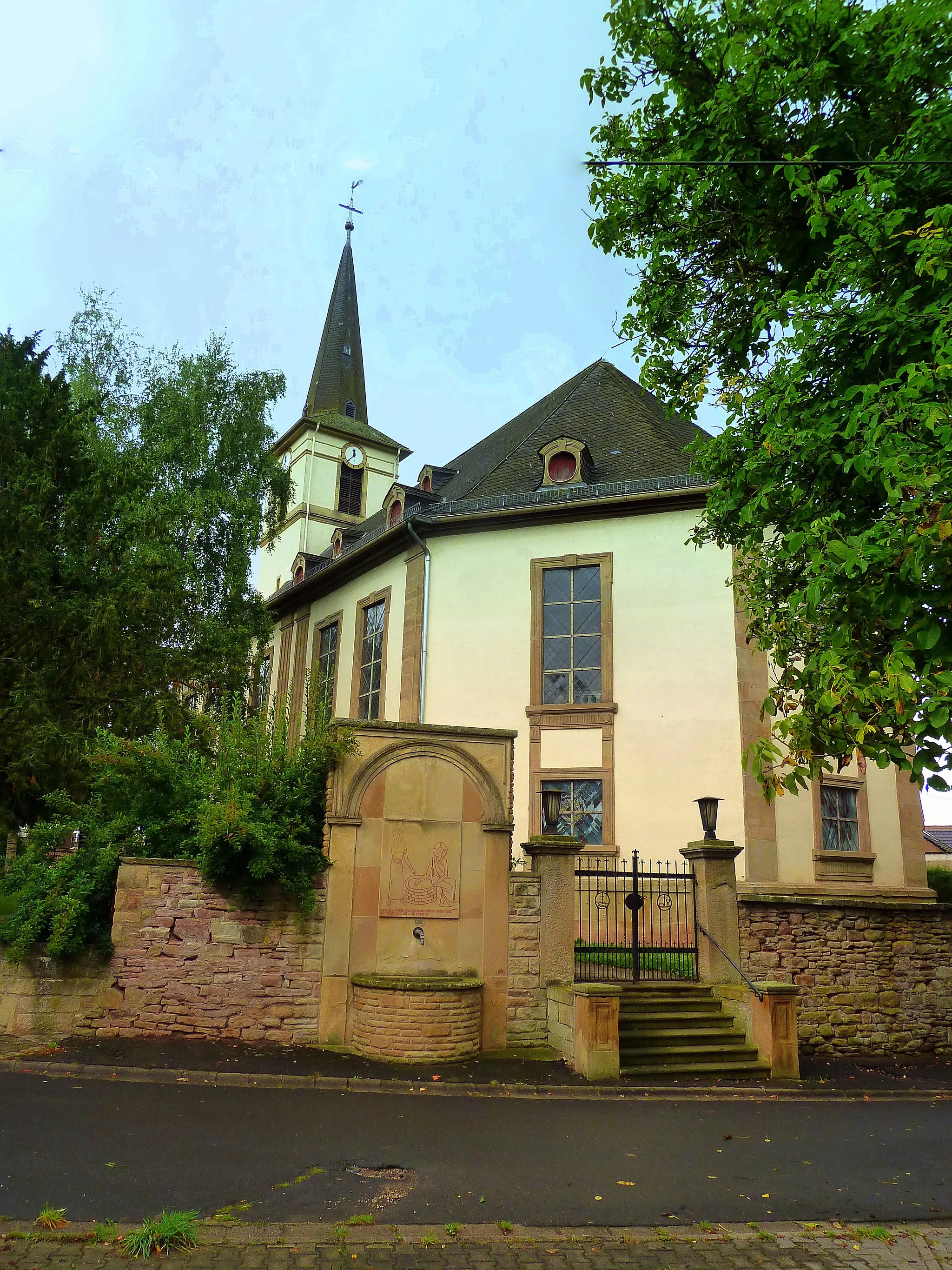 Photo showing: Ev. Kirche Becherbach bei Kirn