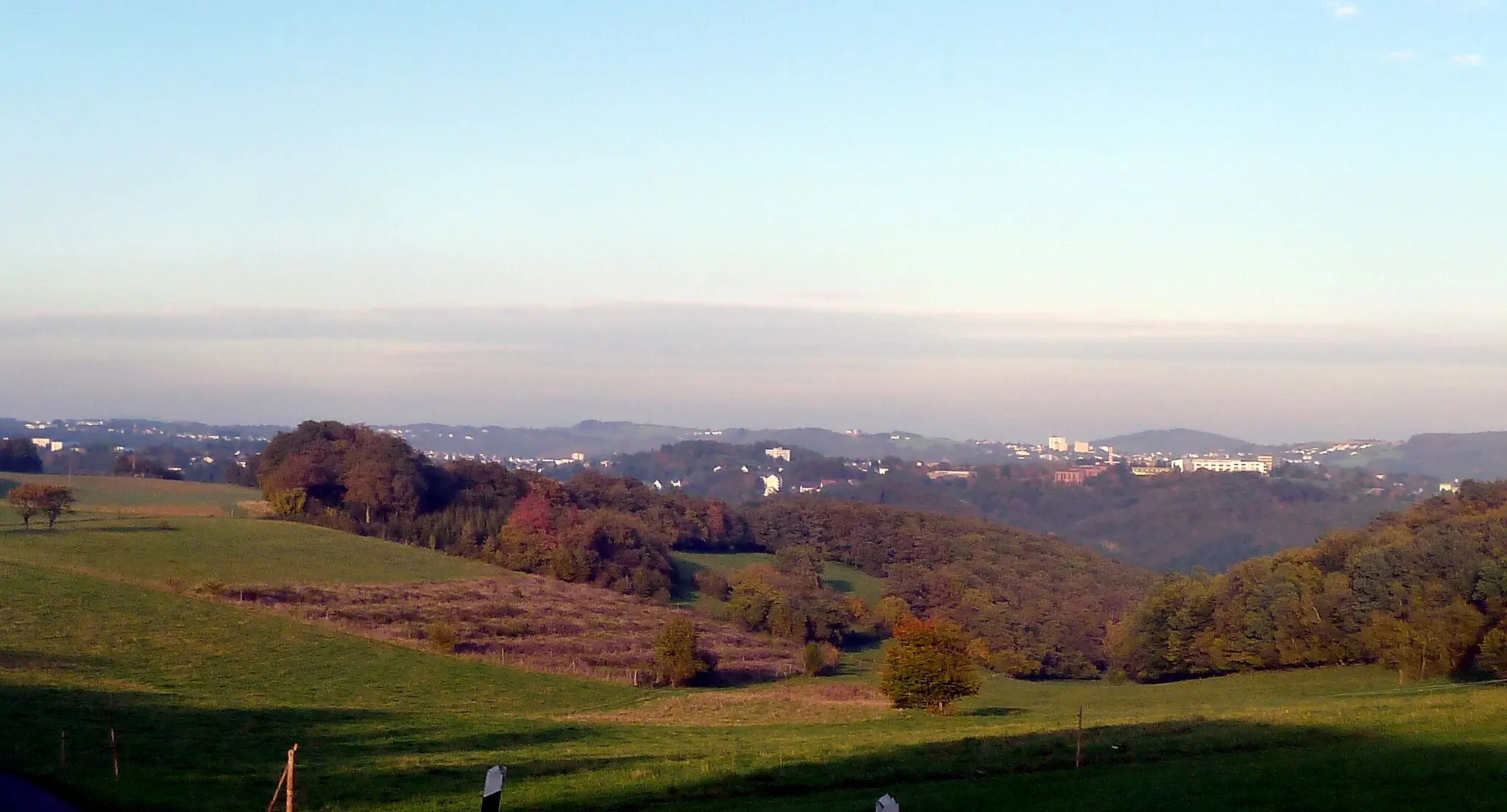 Photo showing: Blick von Oberbrombach auf Idar-Oberstein