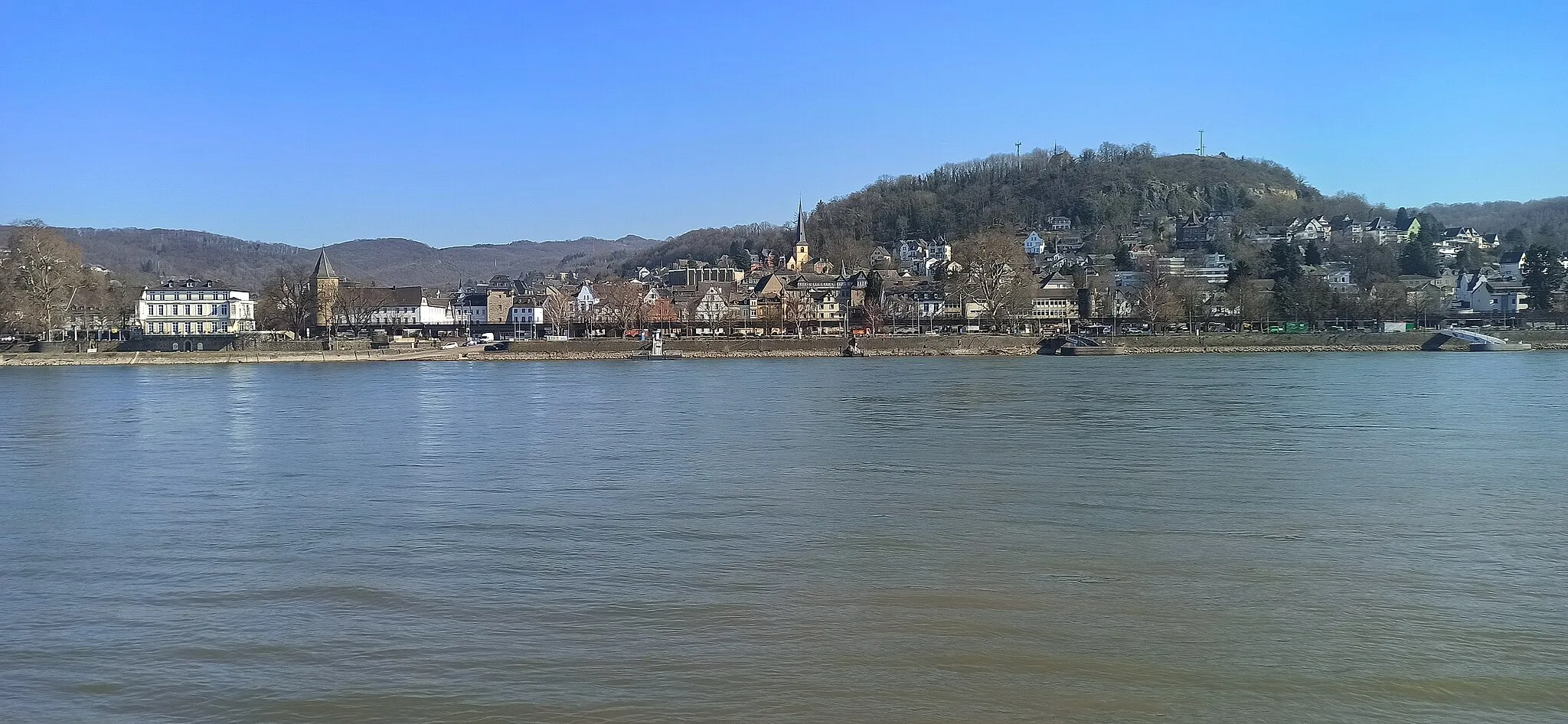 Photo showing: Linz/Rhein, vue depuis Kripp le 03 mars 2022