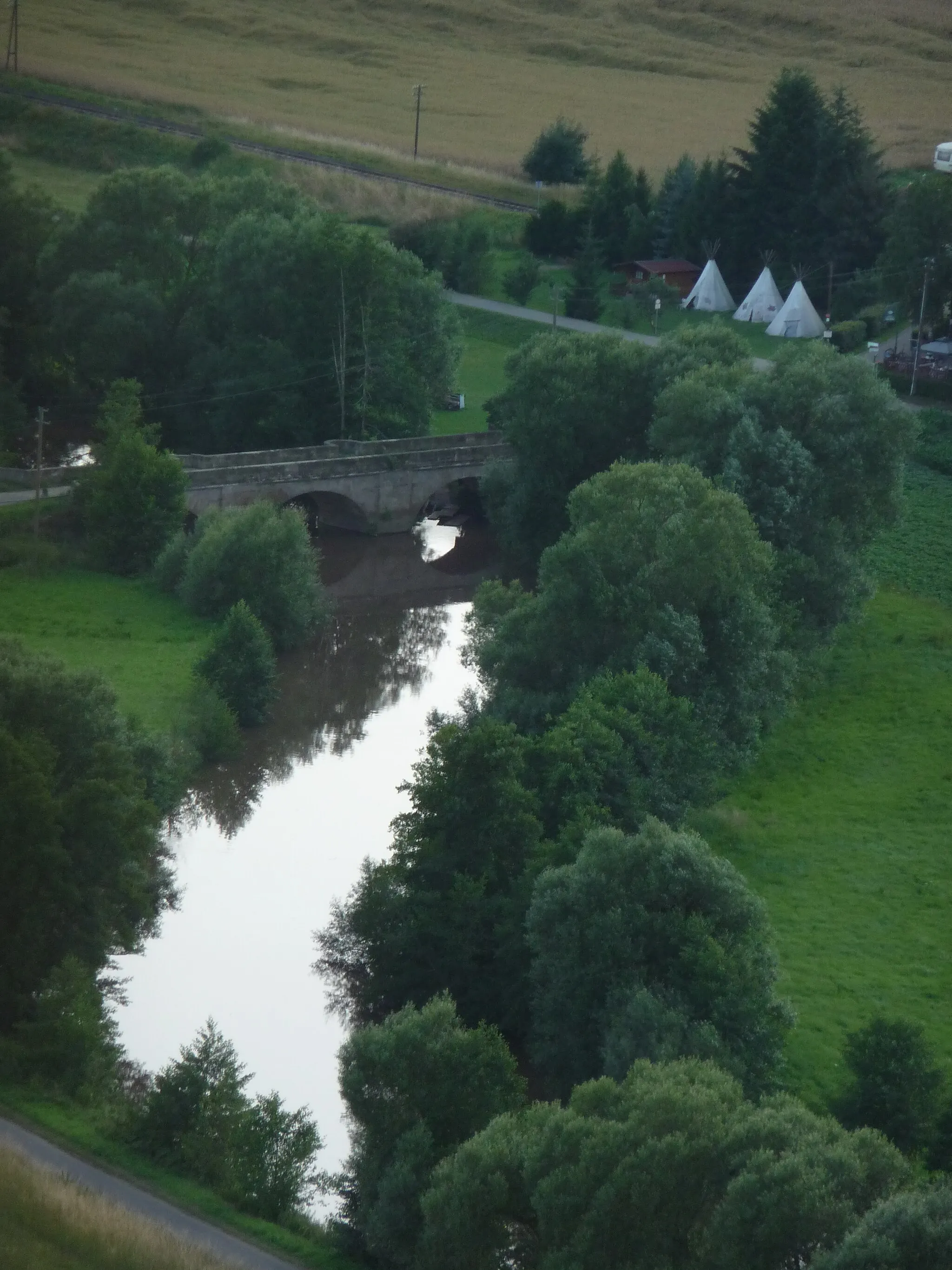 Photo showing: Glanbrücke - Mühlstraße – im Hahn