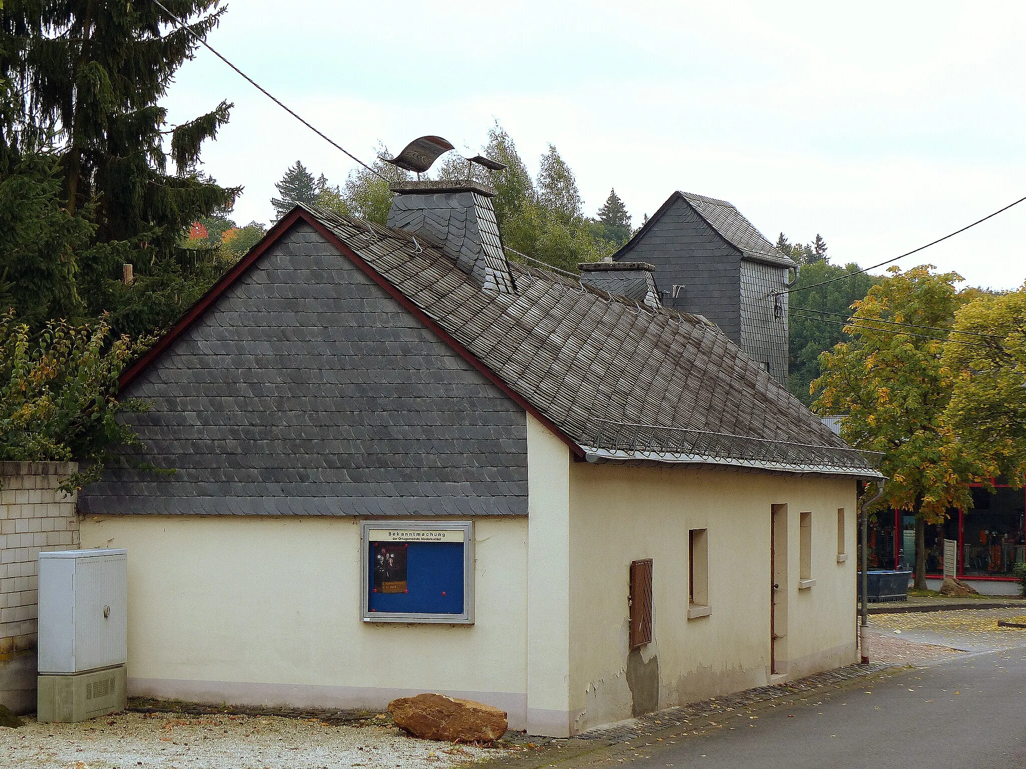 Photo showing: Niederkumbd – "Backes" – das alte Backhaus war in alten Zeiten auch Kommunikationstreffpunt