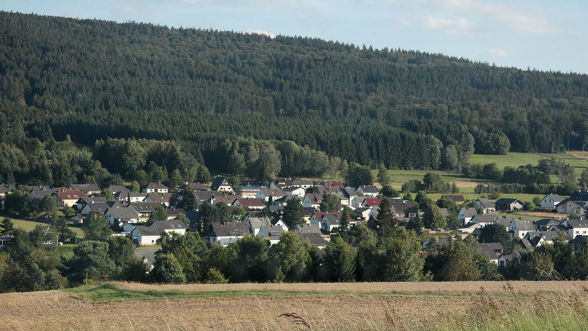Photo showing: Allenbach Blick von Norden auf die Ortserweiterung