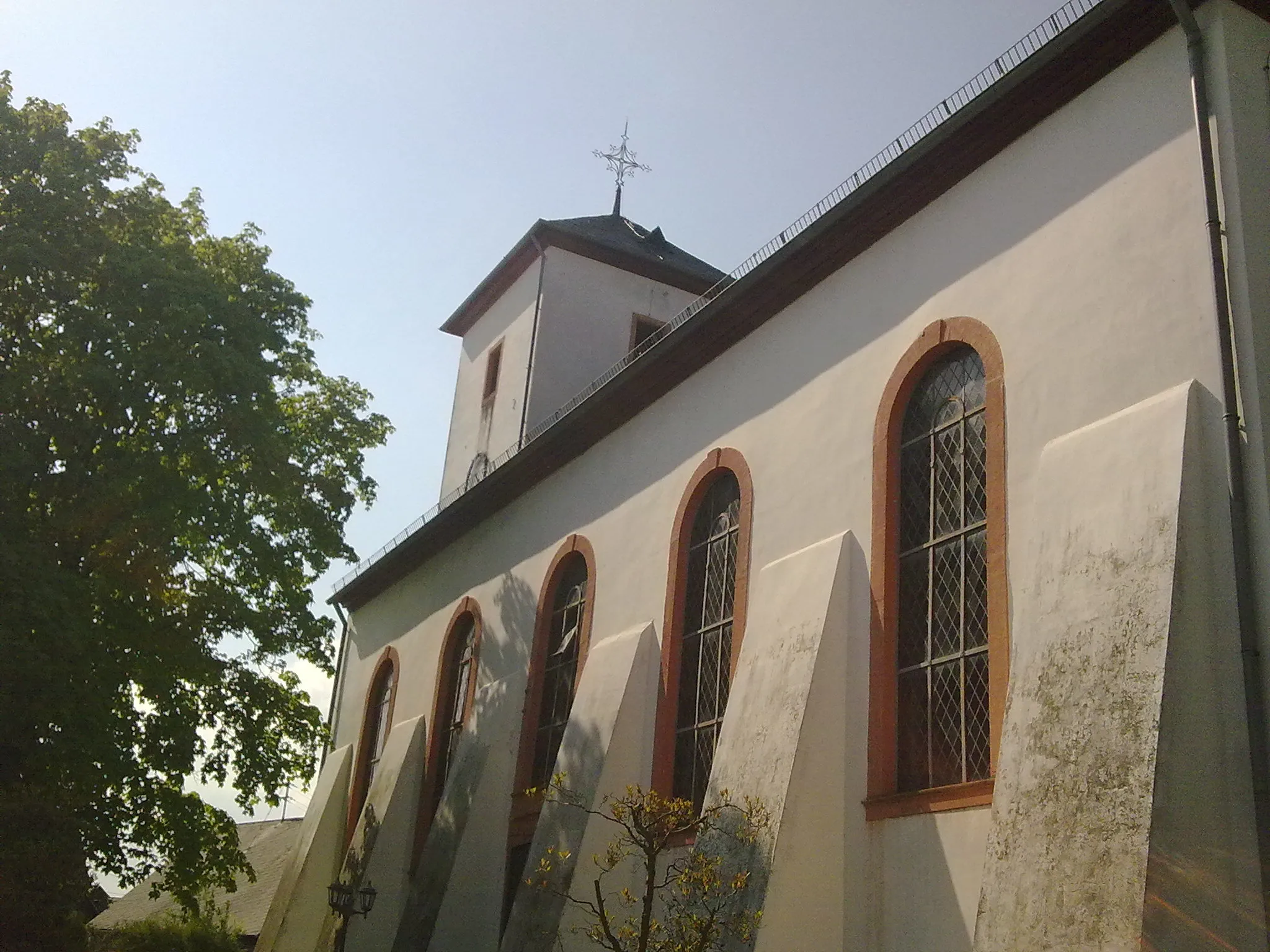 Photo showing: Die evangelische Andreaskirche in Weisel.
Turm von Christian Zais