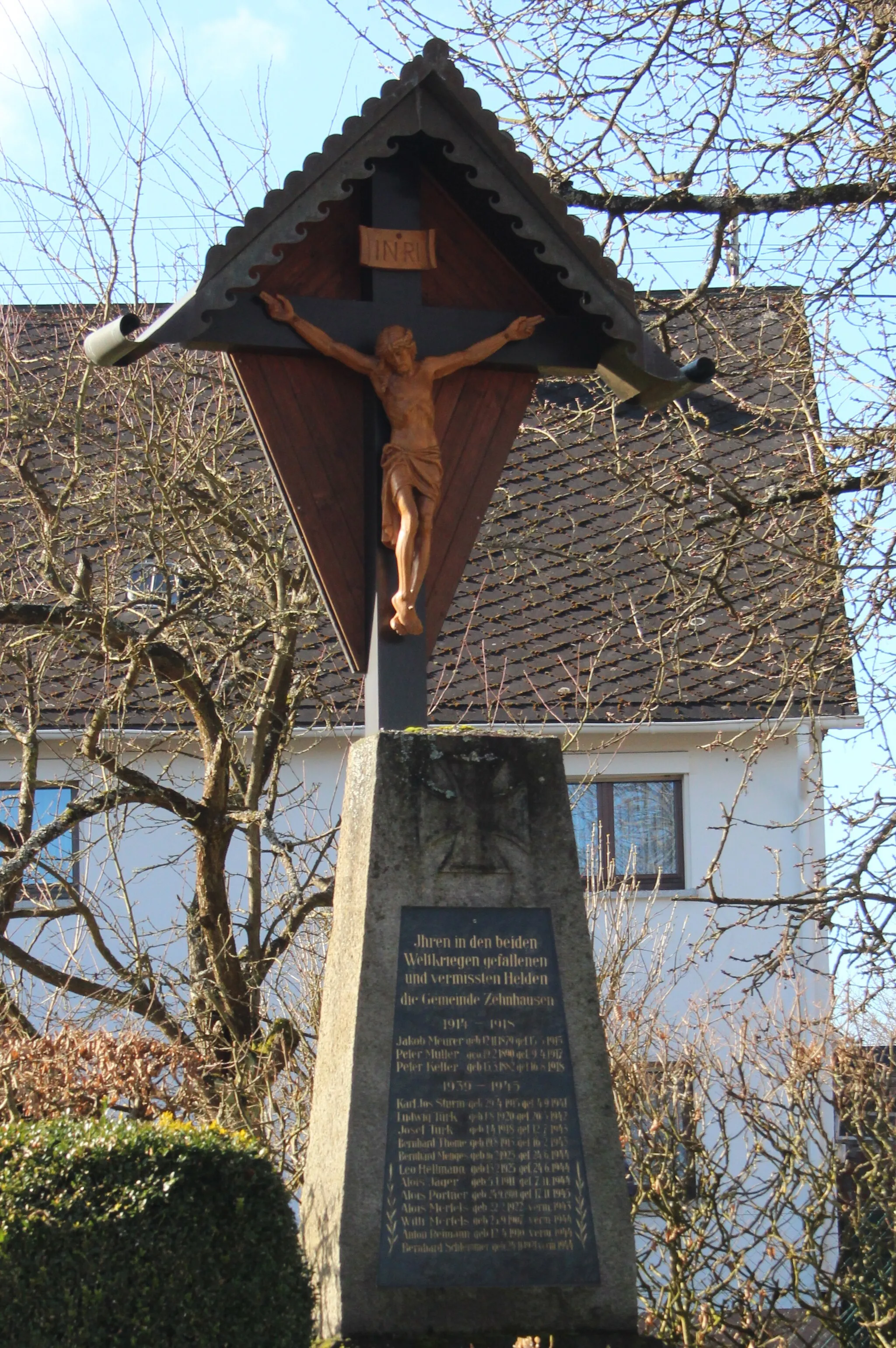 Photo showing: Kriegerdenkmal (Zehnhausen bei Wallmerod)