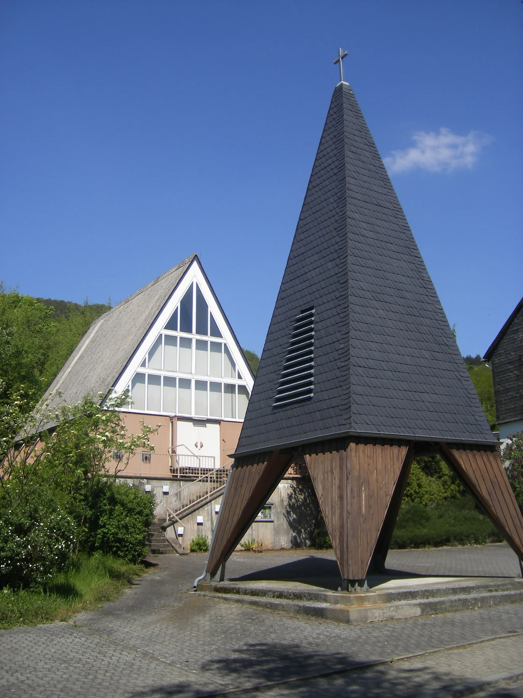 Photo showing: Protestant church, Heimweiler, Rhineland-Palatinate