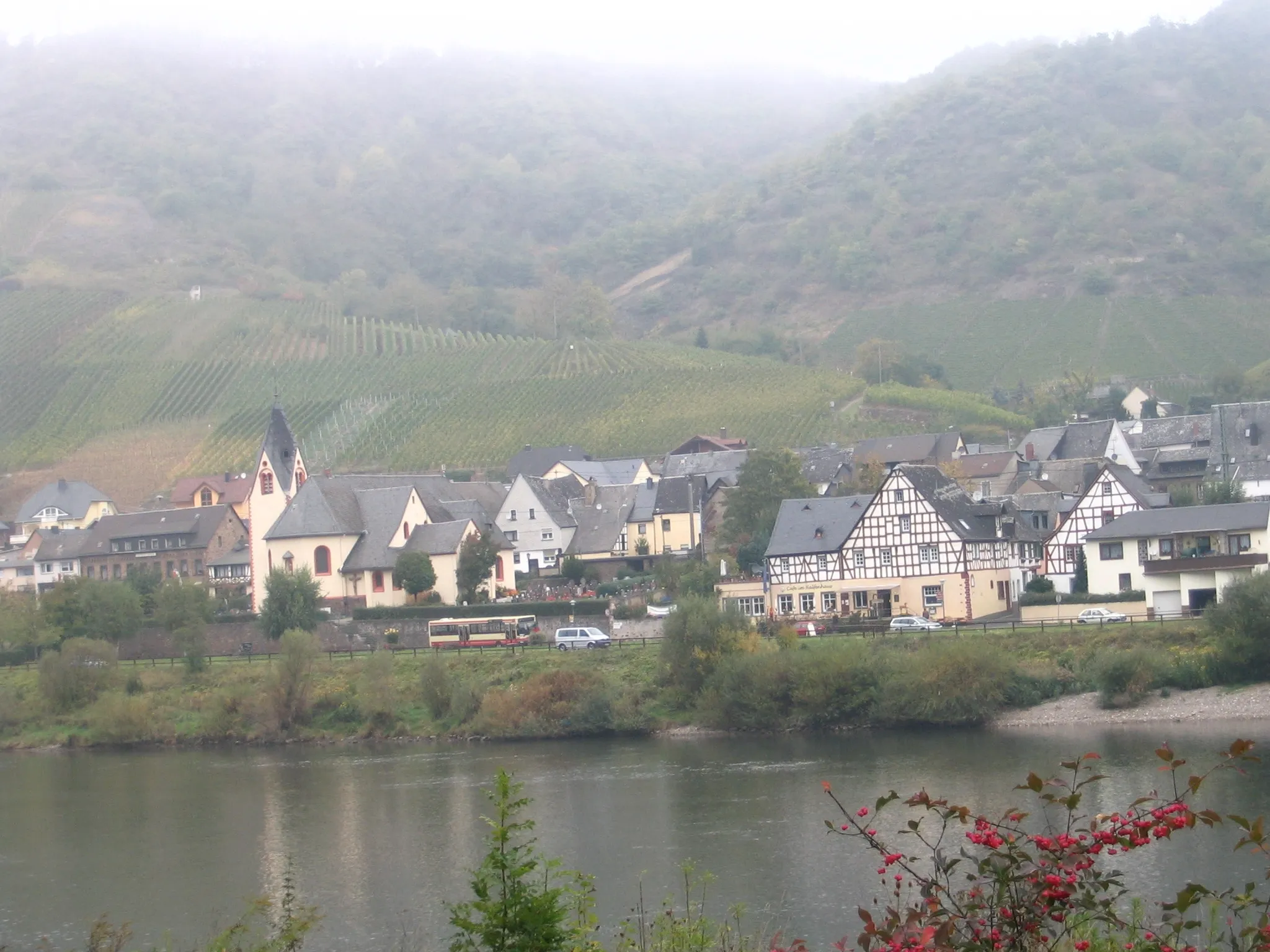 Photo showing: Müden and Moselle River