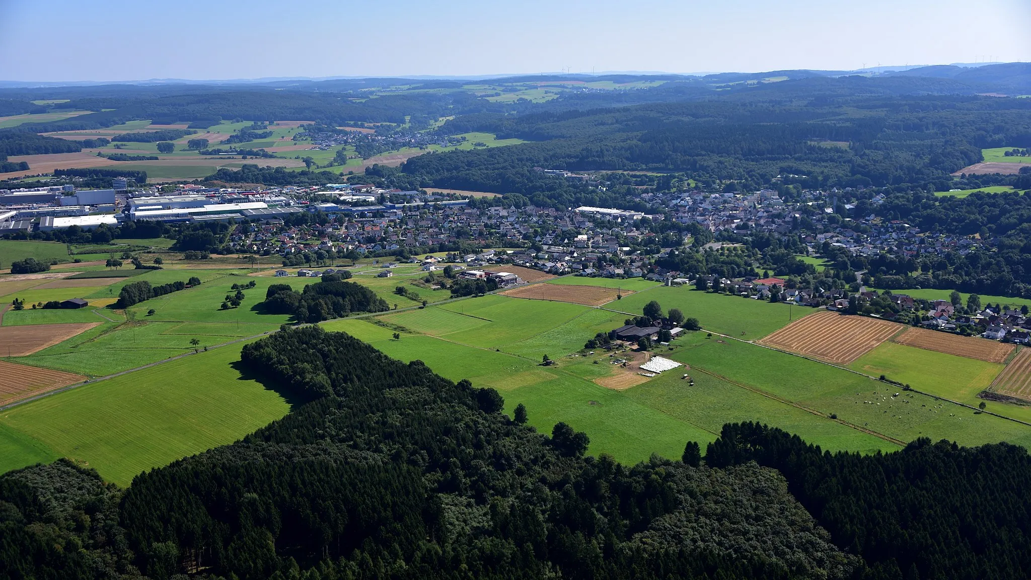 Photo showing: Selters (Westerwald), Luftaufnahme (2016)