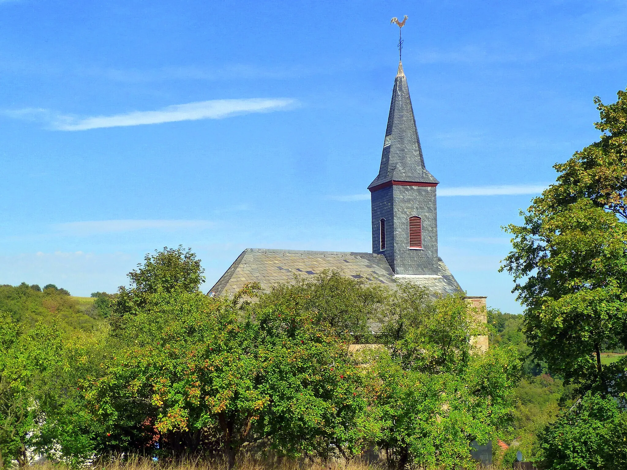Photo showing: Ev. Kirche in Daubach