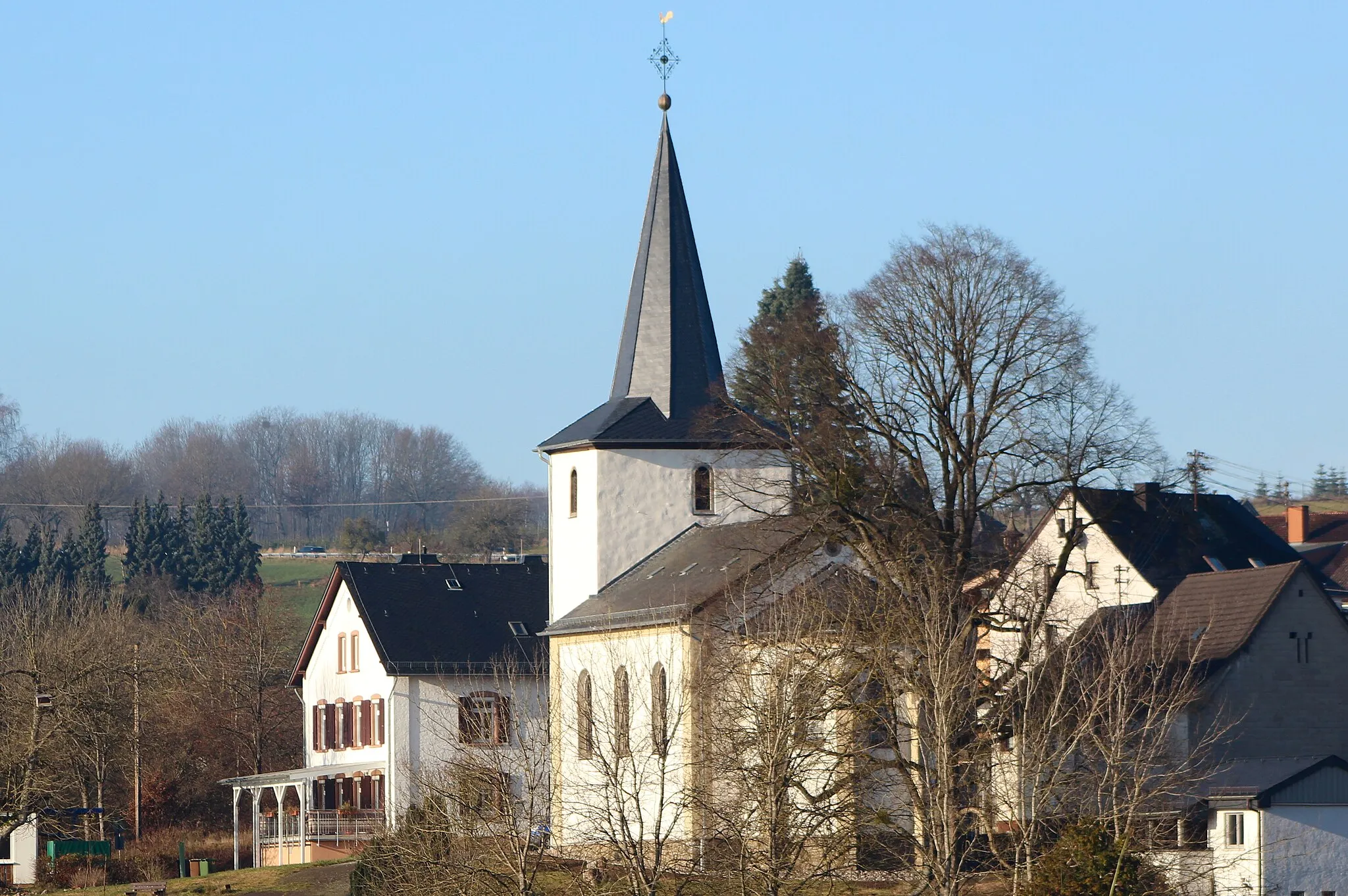 Photo showing: Evangelische Kirche (Alsbach, Westerwald)