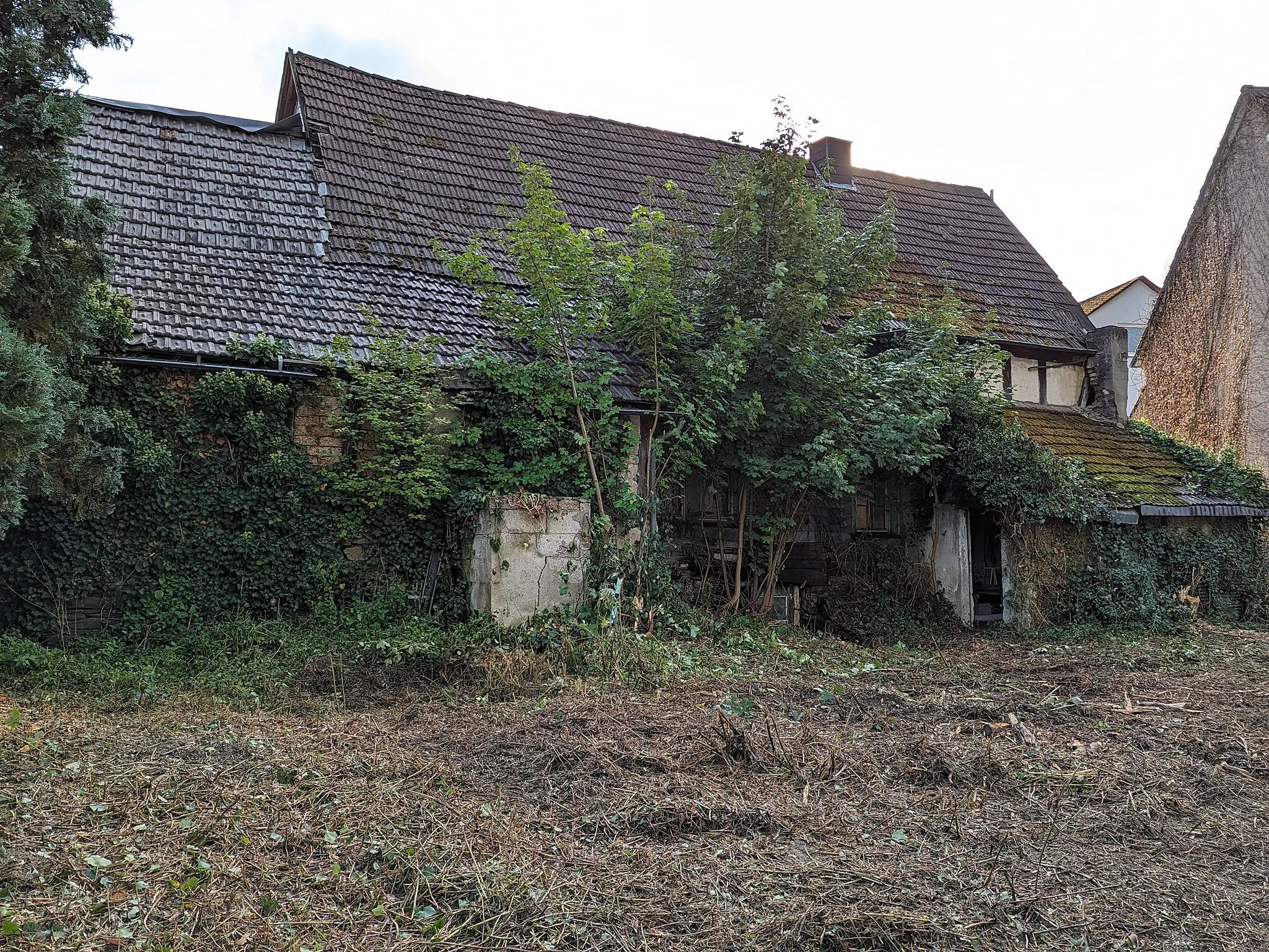 Photo showing: Backjard of House Hauptstrasse 51, Scheuerfeld, Germany